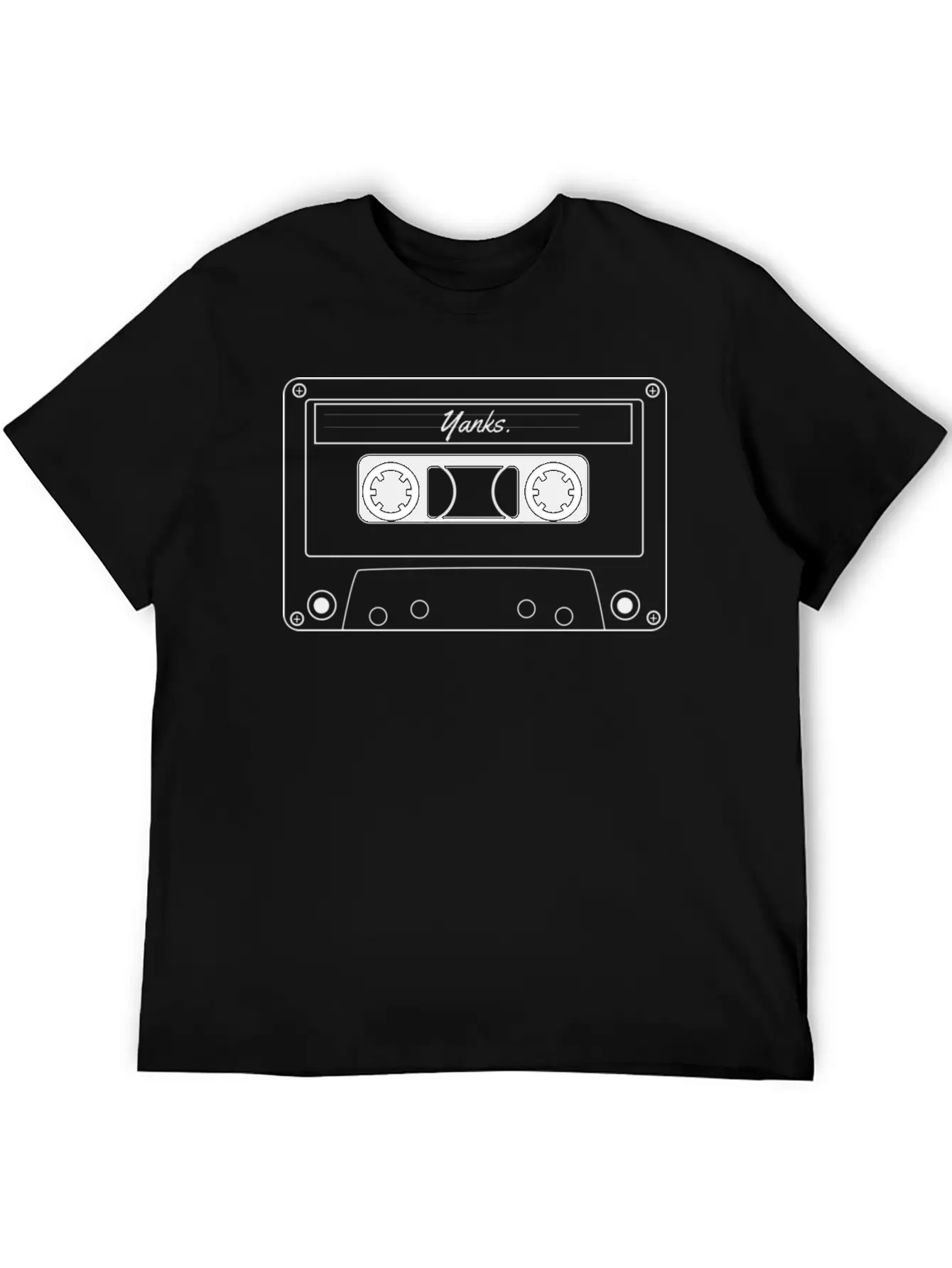 Yanks. Tape Unisex Casual T-Shirt ��� Clean Design For Daily Comfort