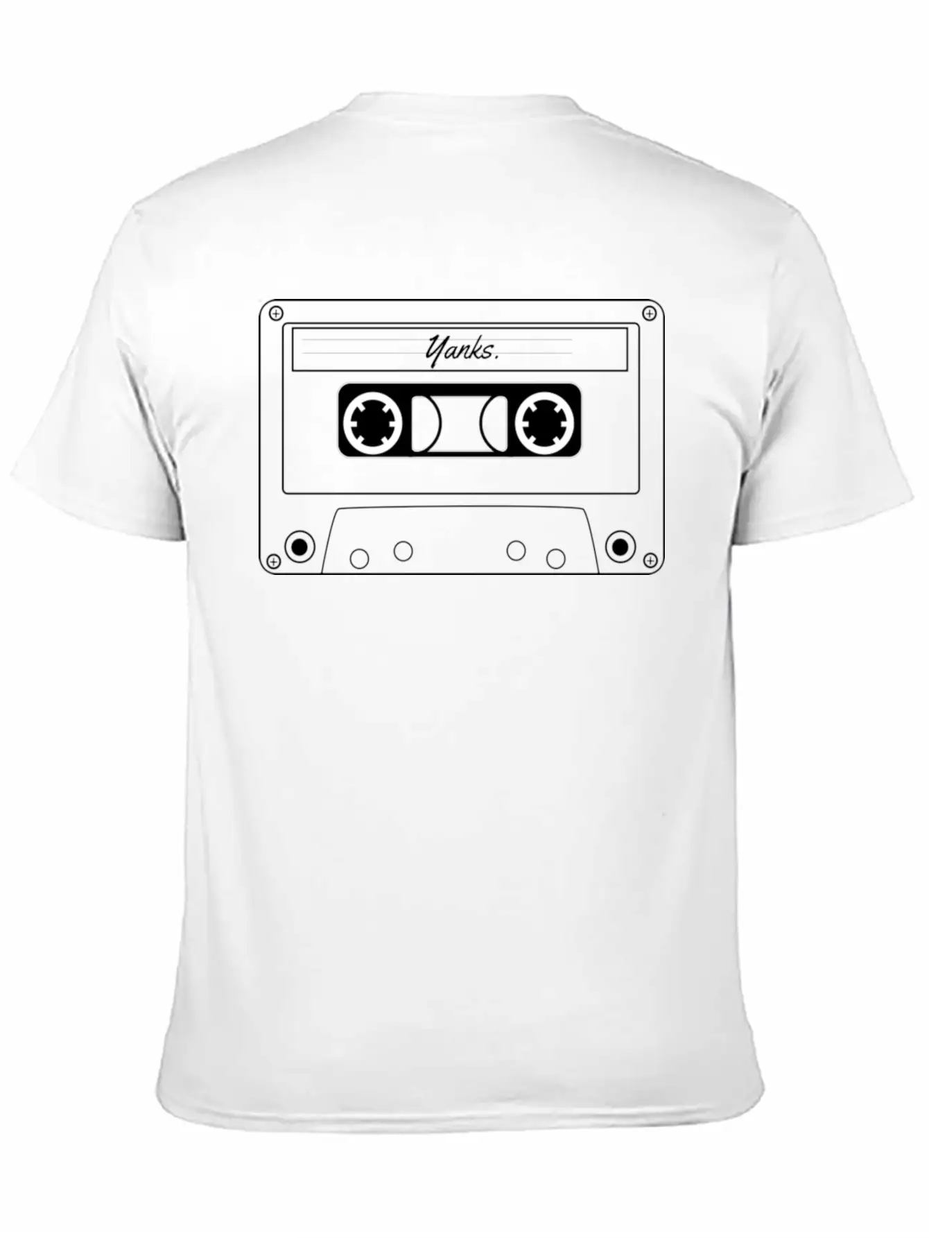 Yanks. Tape Unisex Casual T-Shirt ��� Clean Design For Daily Comfort