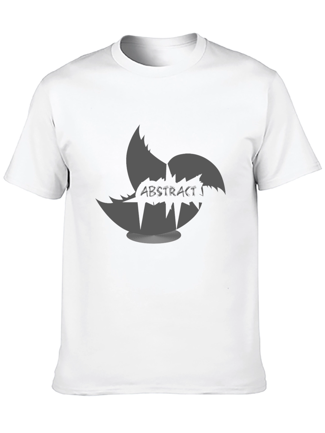 Abstract Graphic Print T-Shirt - Stylish Mens Tee