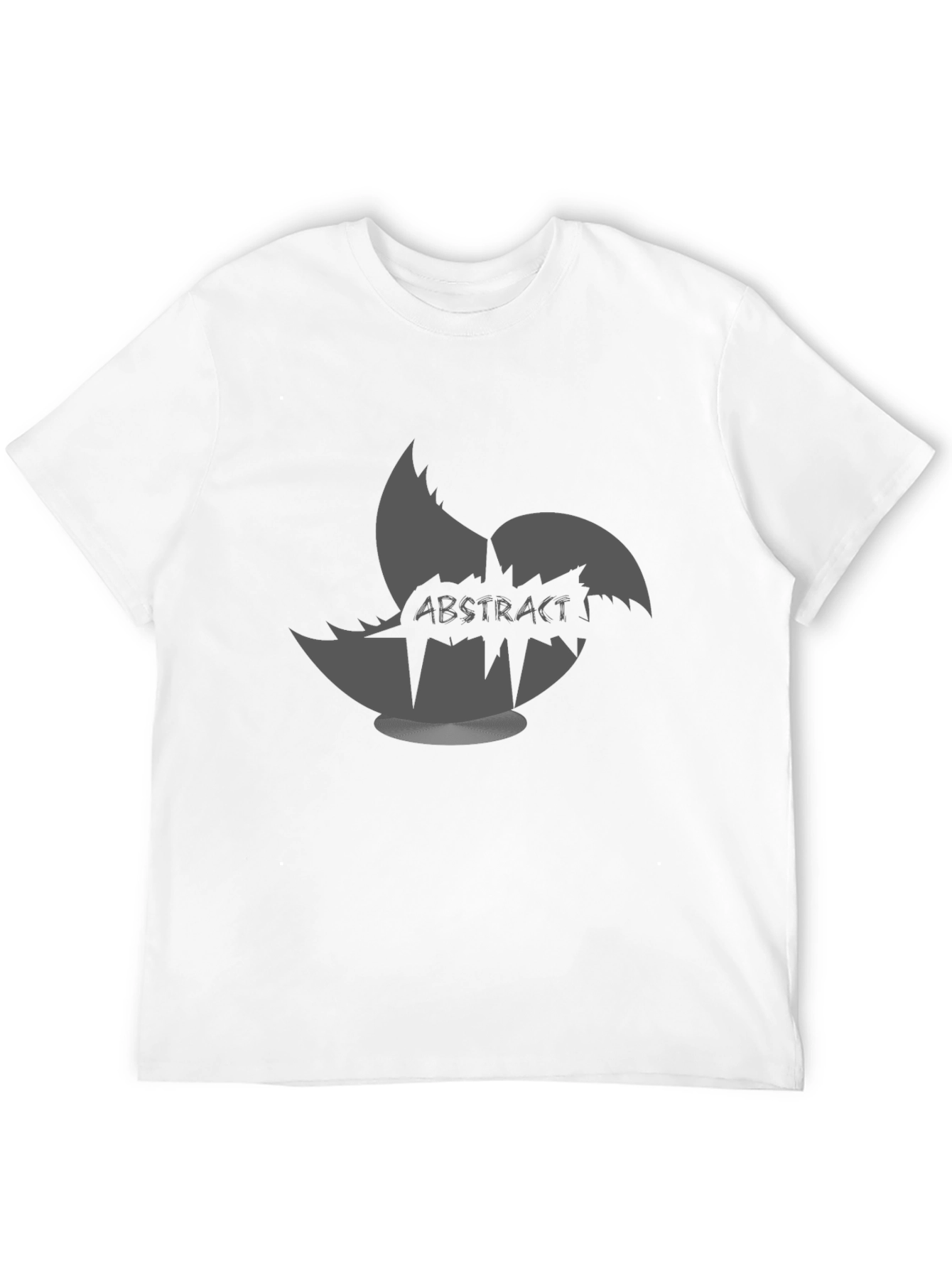 Abstract Graphic Print T-Shirt - Stylish Mens Tee