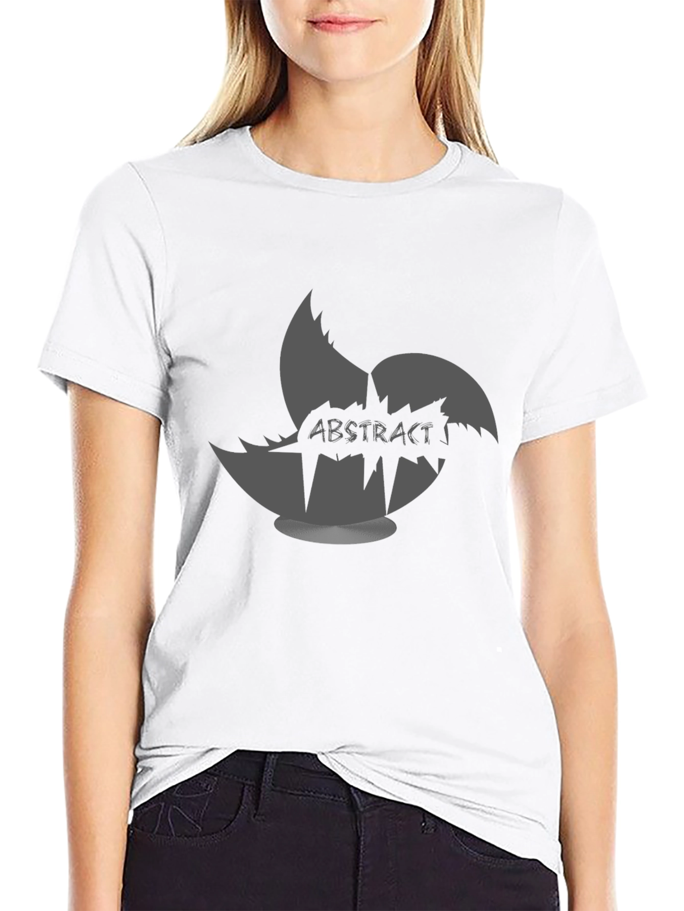 Abstract Graphic Print T-Shirt - Stylish Mens Tee