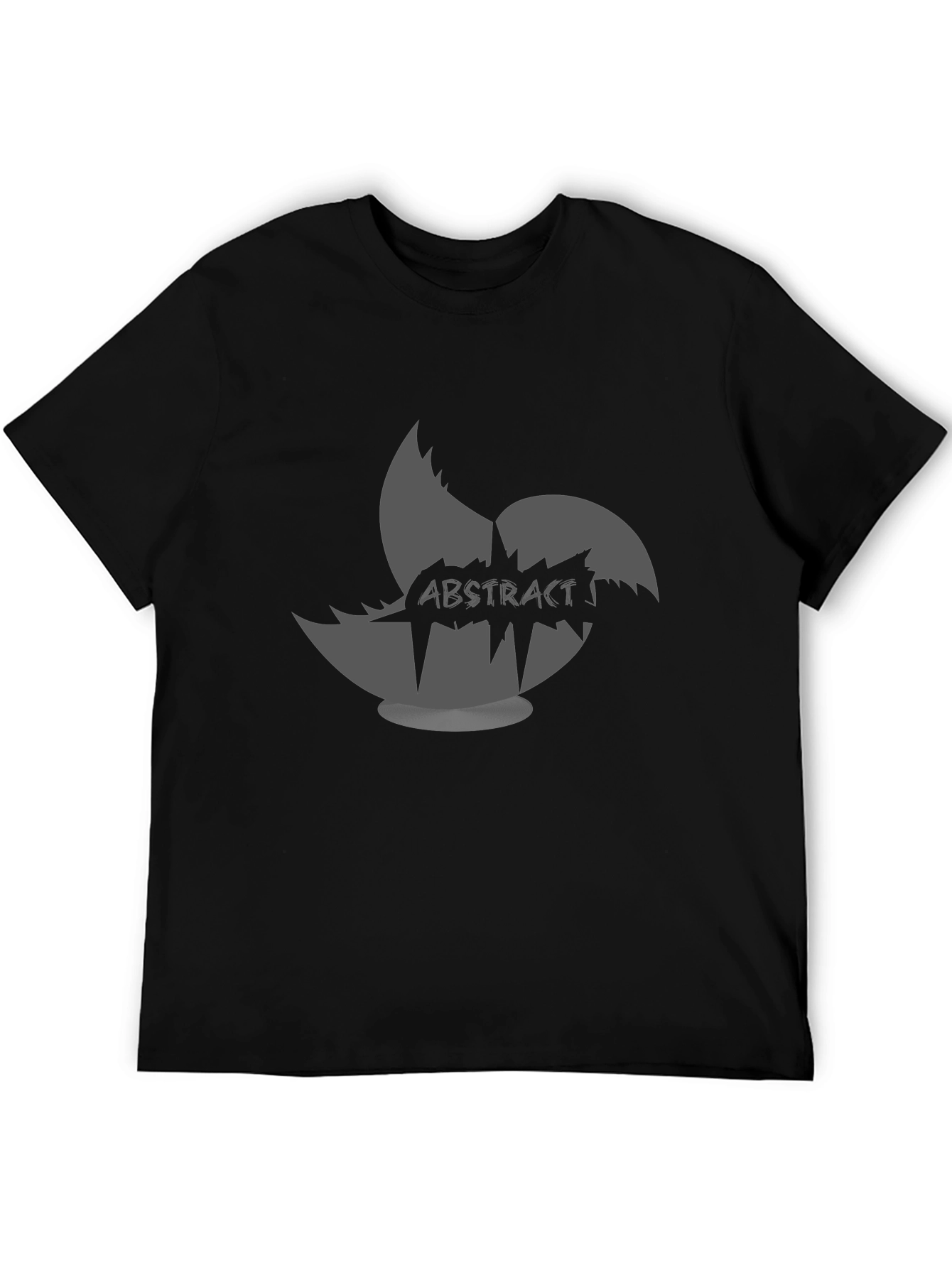 Abstract Graphic Print T-Shirt - Stylish Mens Tee