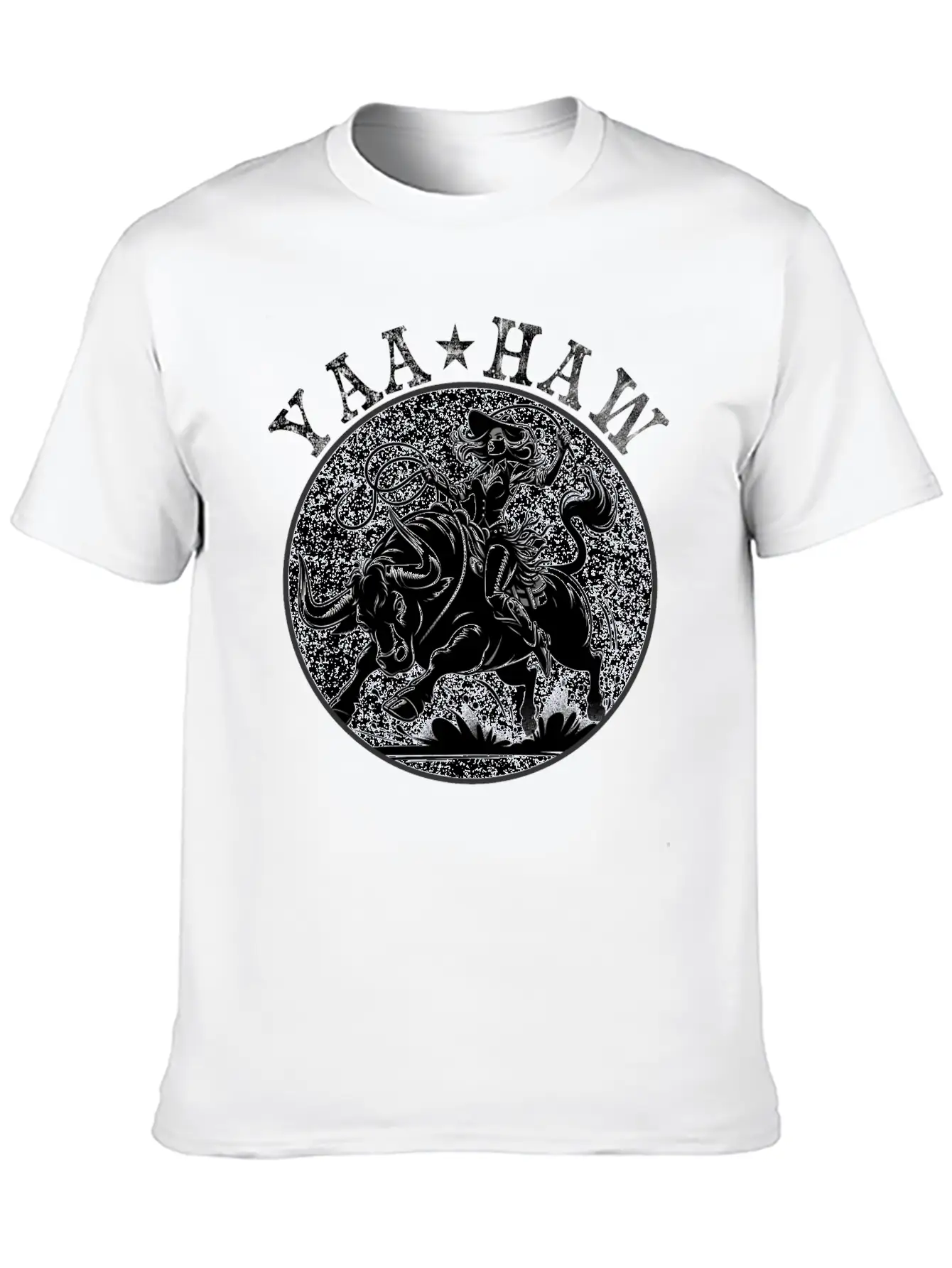 Yeehaw Howdy Girl Riding Shirt Unisex Casual T-Shirt – Clean Design For Daily Comfort