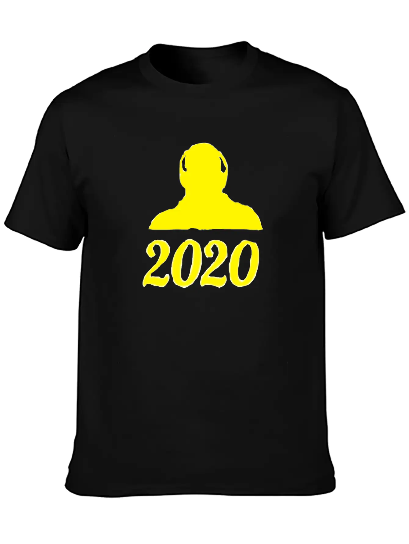 Yellow Divergence Lightweight Cotton T-Shirt – Daily Comfort Graphic Shirt