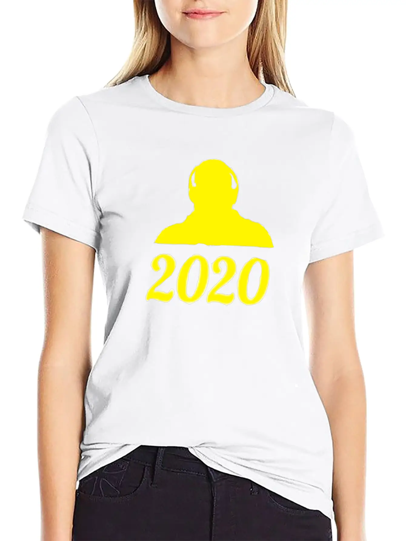 Yellow Divergence Lightweight Cotton T-Shirt – Daily Comfort Graphic Shirt