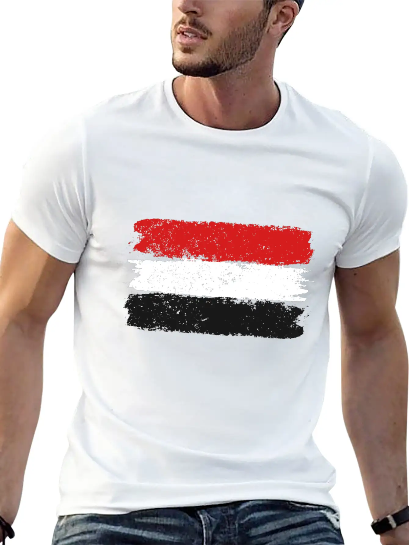Yemen Flag Basic Graphic T-Shirt – Daily Comfort In Soft Cotton