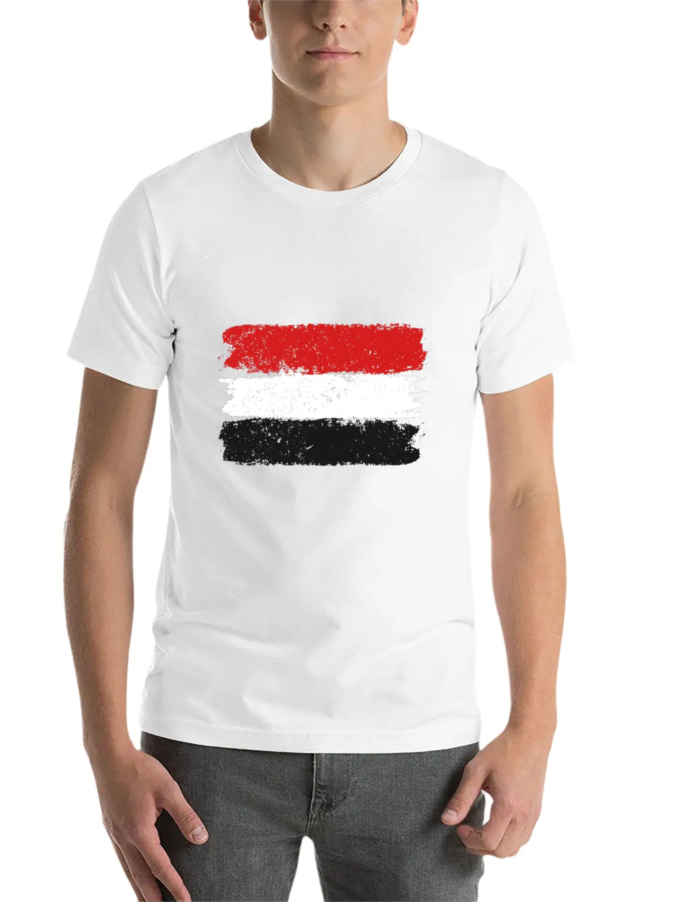 Yemen Flag Basic Graphic T-Shirt – Daily Comfort In Soft Cotton