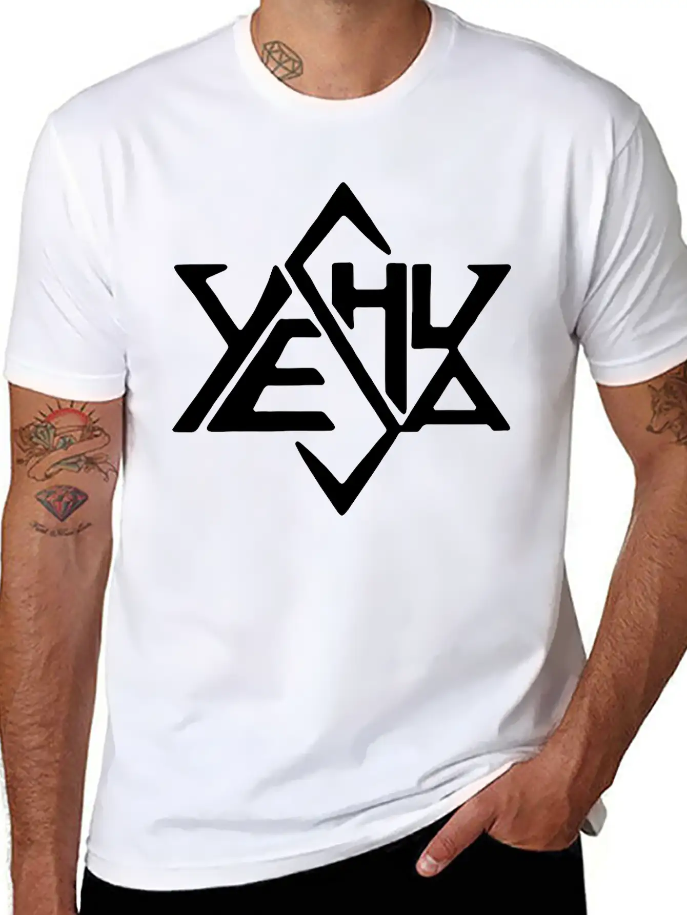 Yeshua Star Unisex Casual T-Shirt – Clean Design For Daily Comfort