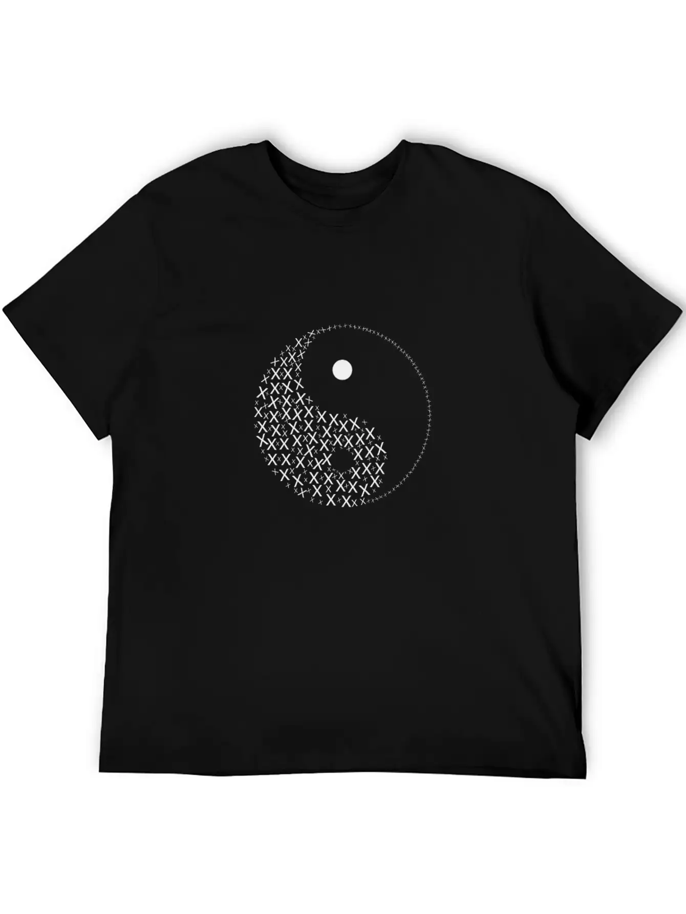 Yin And Yang Complementary Classic Fit Graphic Tee For Daily Comfort – Unisex Cotton Shirt