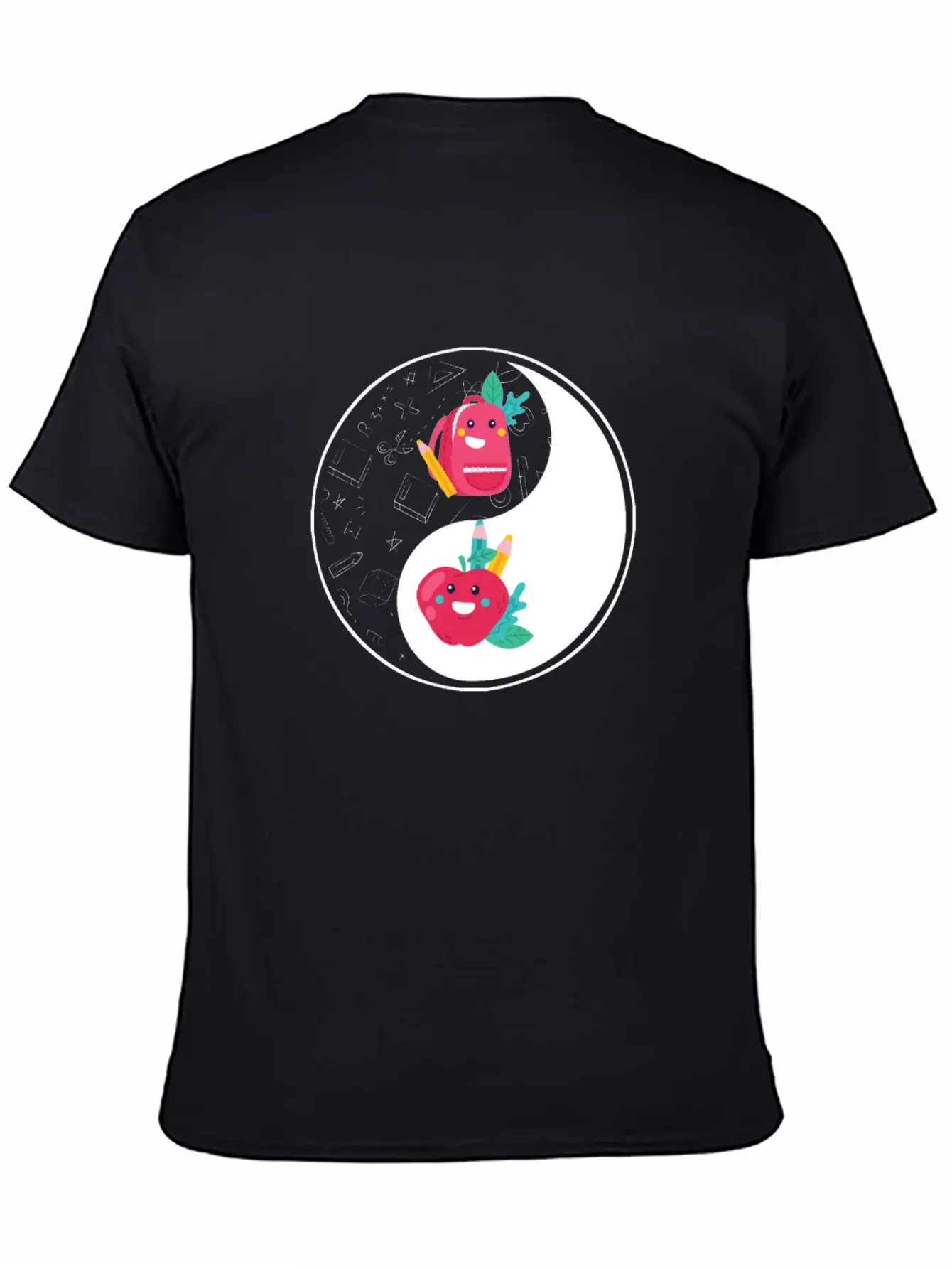 Yin Yang Teacher 1st Grade School Teaching Unisex Casual T-Shirt – Clean Design For Daily Comfort