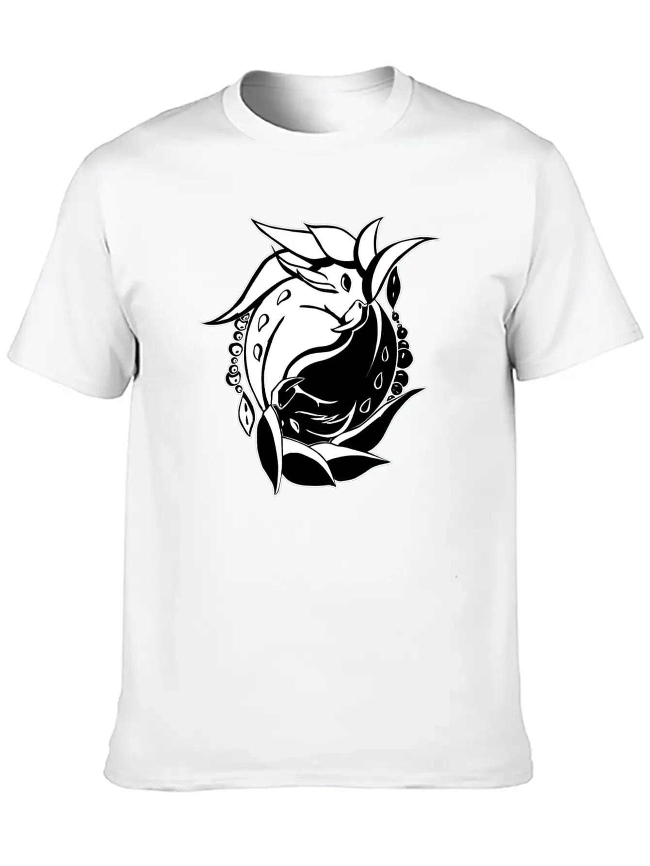 Ying & Yang Birds Lightweight Cotton T-Shirt – Daily Comfort Graphic Shirt