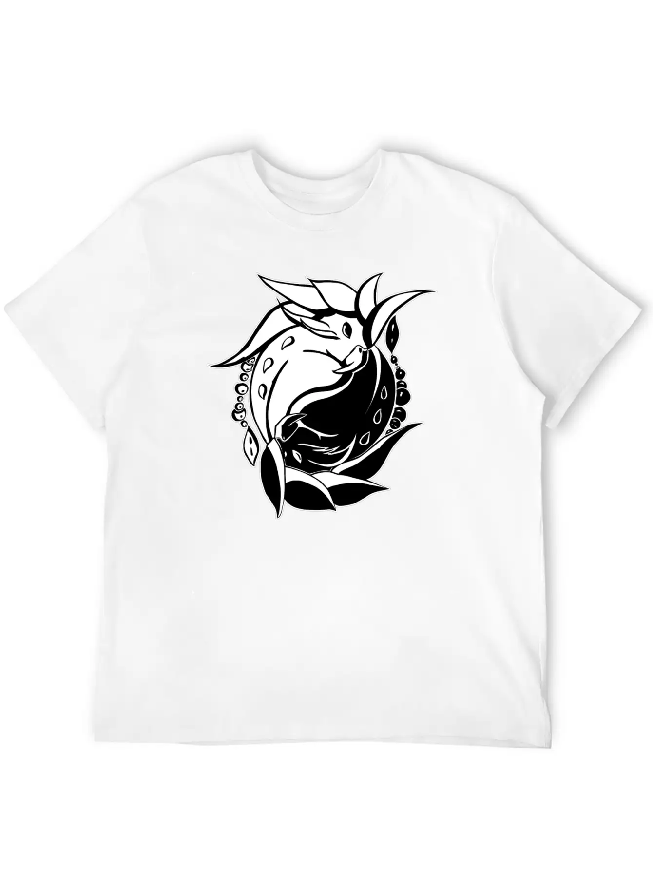 Ying & Yang Birds Lightweight Cotton T-Shirt – Daily Comfort Graphic Shirt