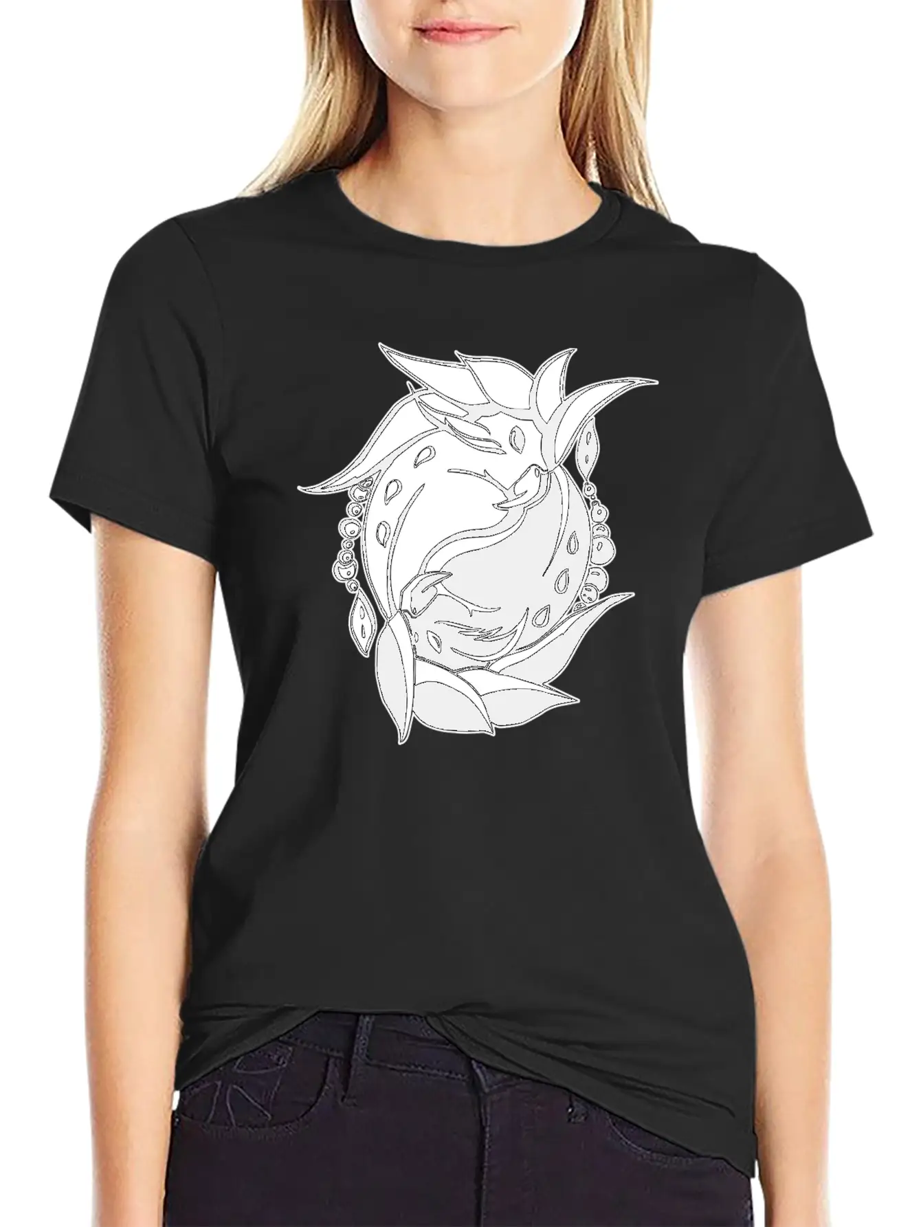 Ying & Yang Birds Lightweight Cotton T-Shirt – Daily Comfort Graphic Shirt
