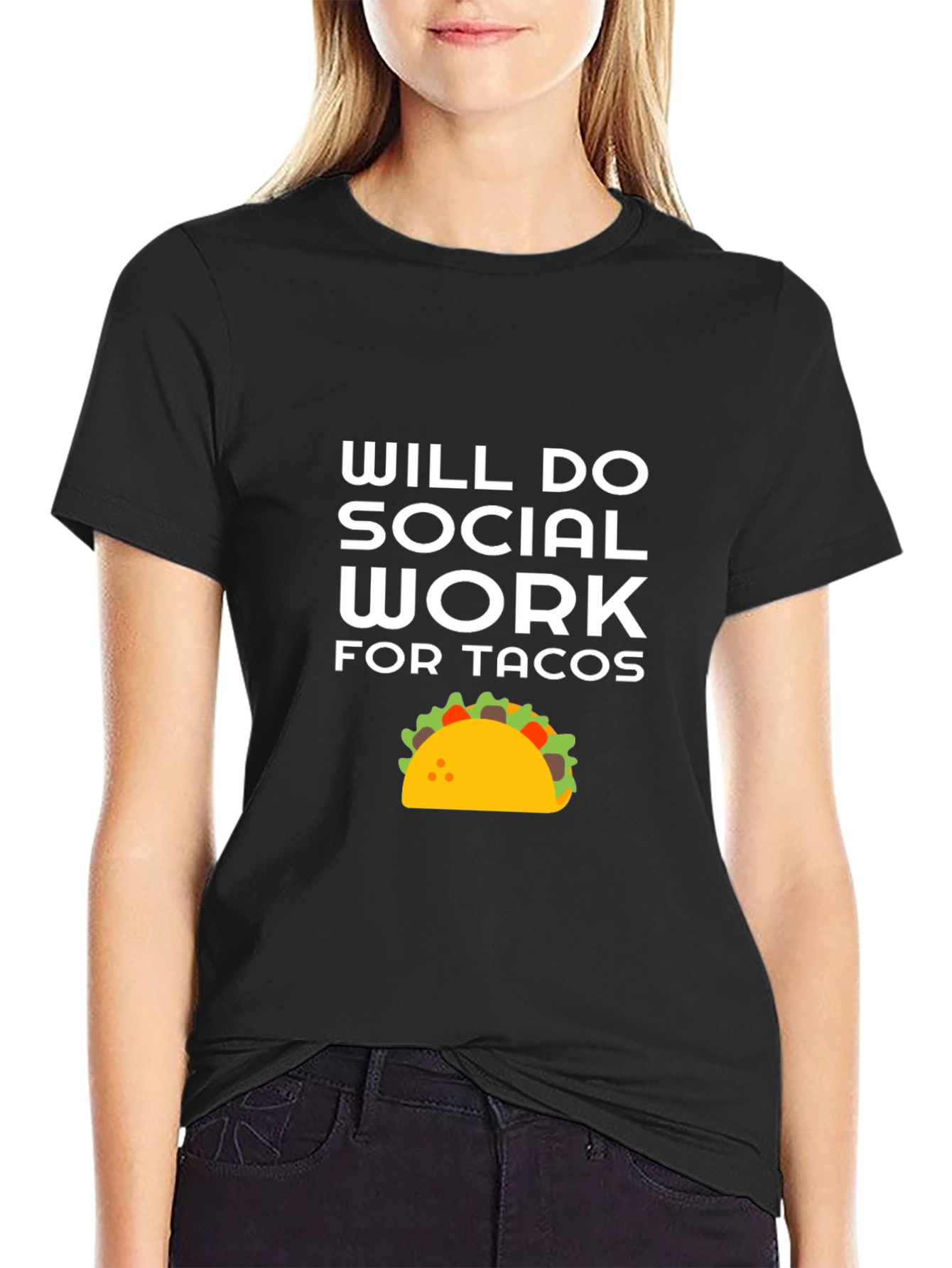 Will Do Social Work For Tacos T-Shirt