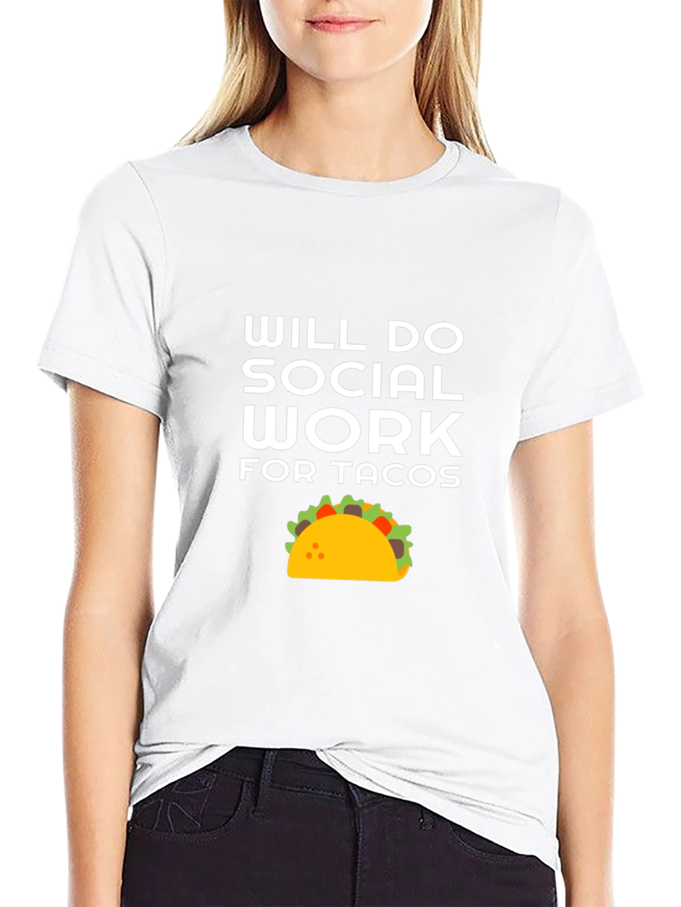 Will Do Social Work For Tacos T-Shirt