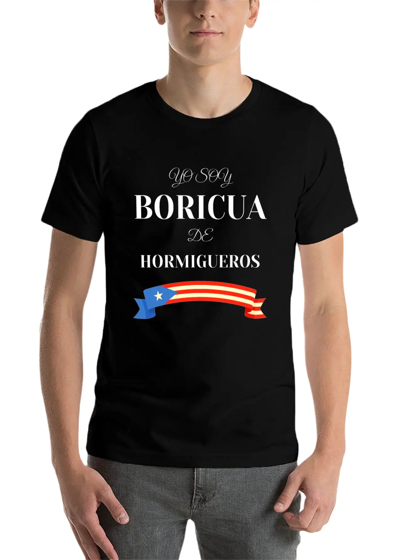 Yo Soy Boricua De Hormigueros Puerto Rico Basic Graphic T-Shirt – Daily Comfort In Soft Cotton