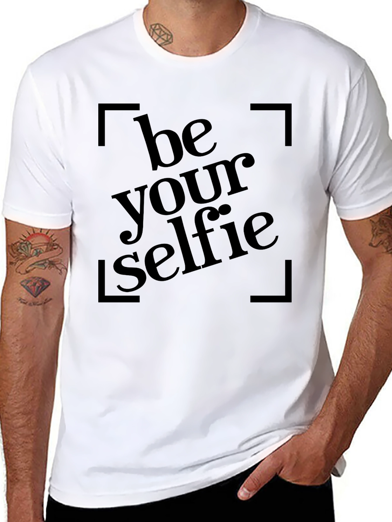 Be Your Selfie Black T-Shirt