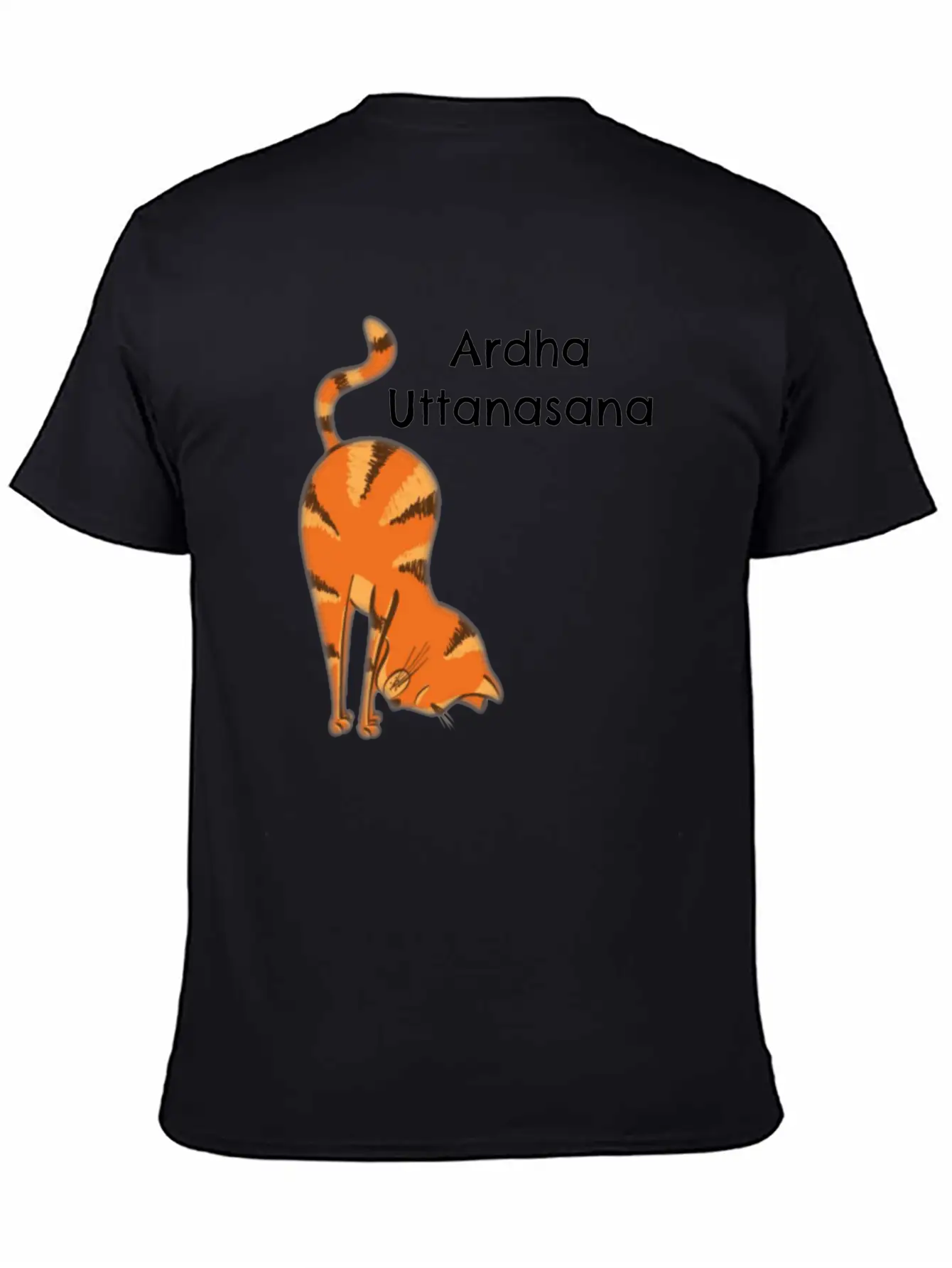 Yoga Cat- Ardha Uttanasan Classic Fit Graphic Tee For Daily Comfort – Unisex Cotton Shirt
