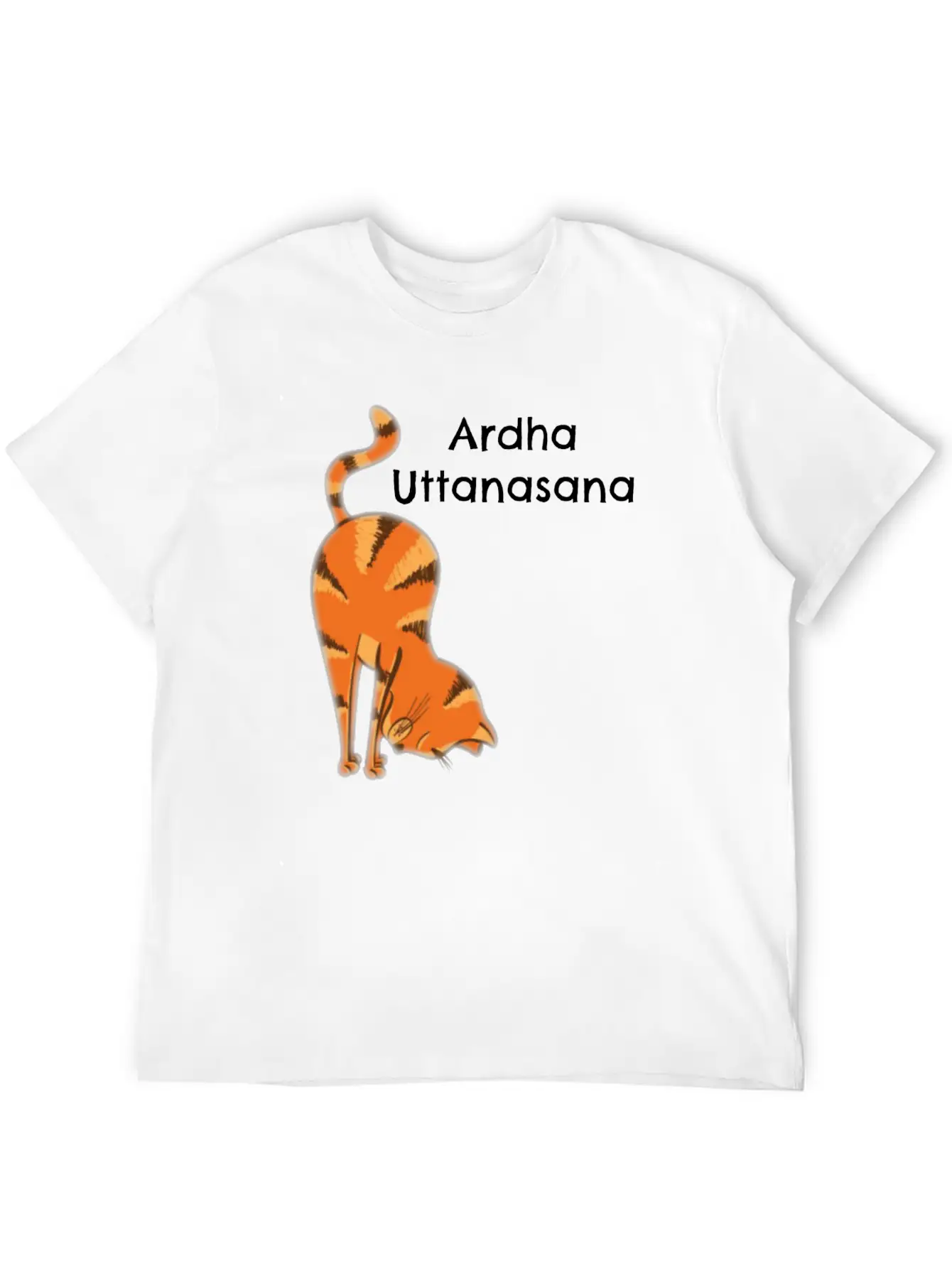 Yoga Cat- Ardha Uttanasan Classic Fit Graphic Tee For Daily Comfort – Unisex Cotton Shirt