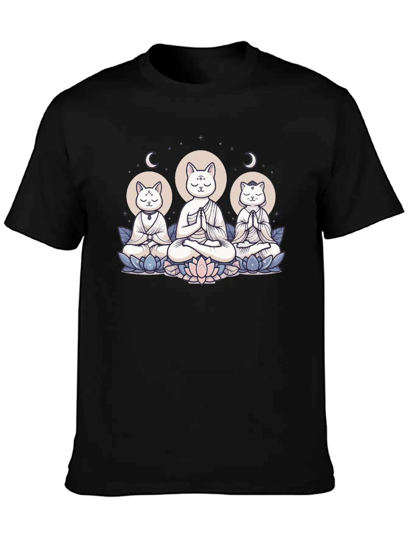 Yoga Cats Meditation Zen Balance Cat Lover Gift Basic Graphic T-Shirt – Daily Comfort In Soft Cotton