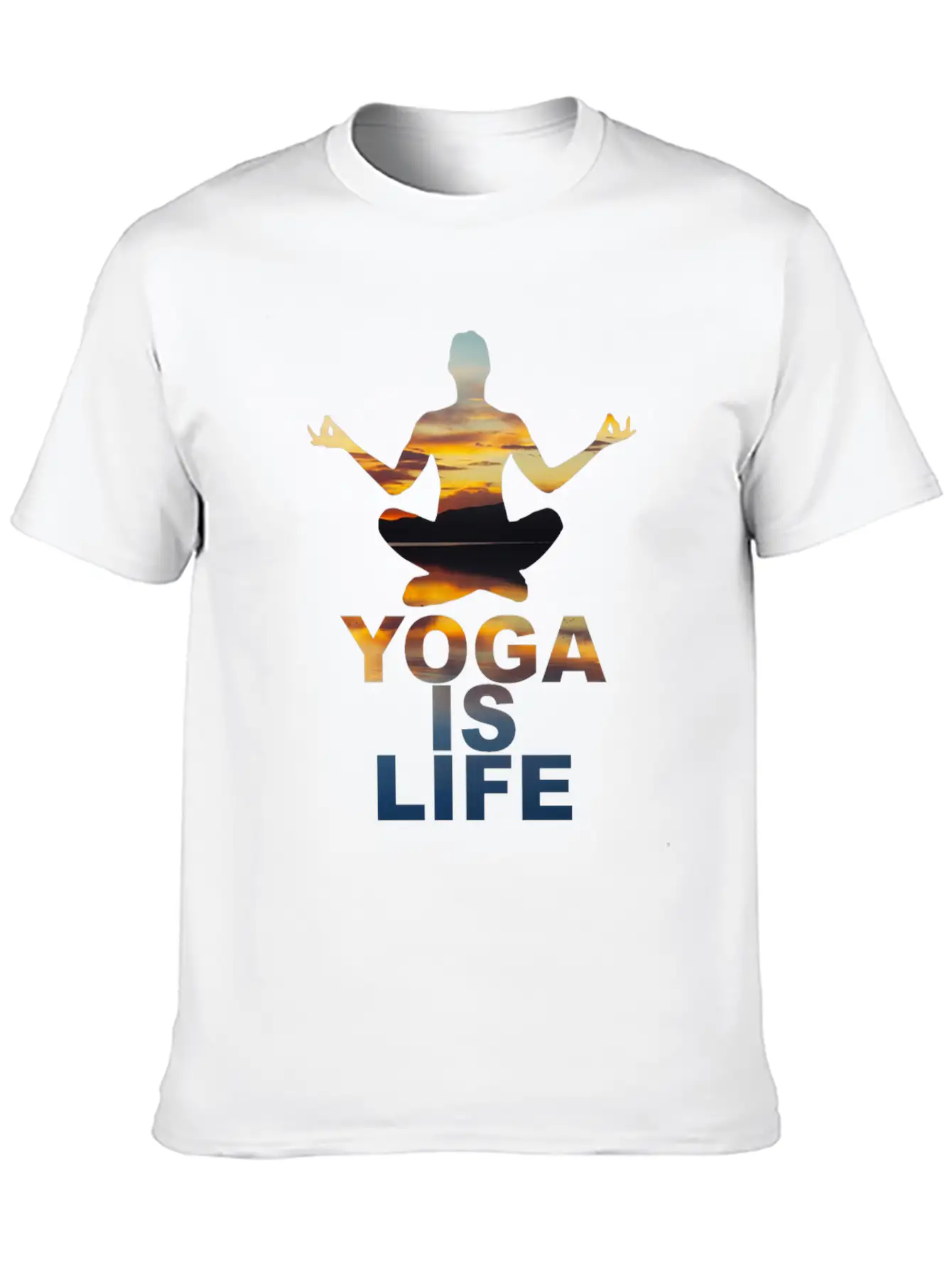 Yoga Classic Fit Graphic Tee For Daily Comfort – Unisex Cotton Shirt