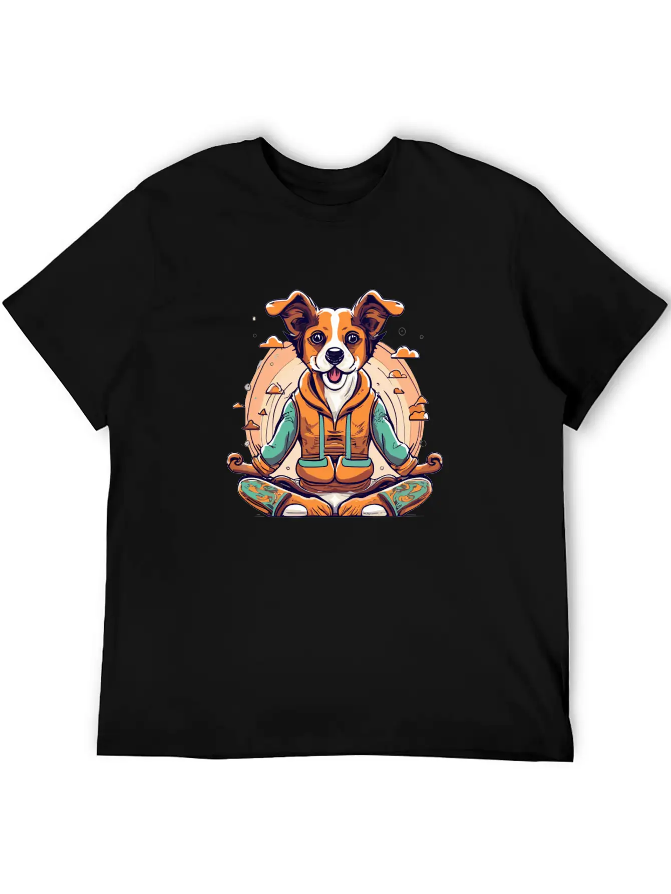 Yoga Dog Classic Fit Graphic Tee For Daily Comfort – Unisex Cotton Shirt