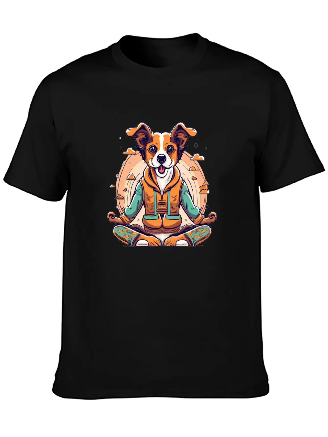 Yoga Dog Classic Fit Graphic Tee For Daily Comfort – Unisex Cotton Shirt