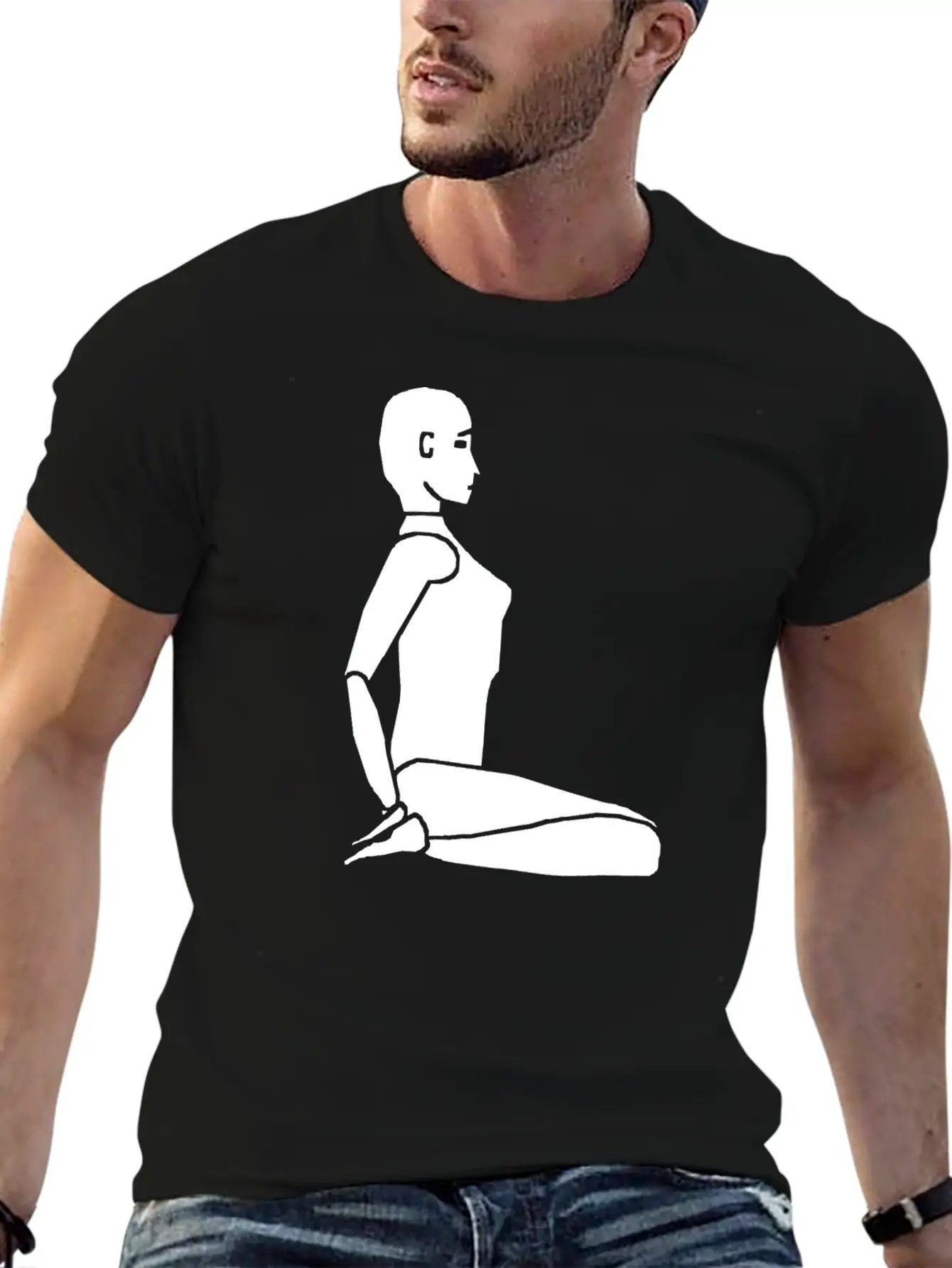 Yoga Exercise Relaxed Everyday Tee – Lightweight And Durable Cotton