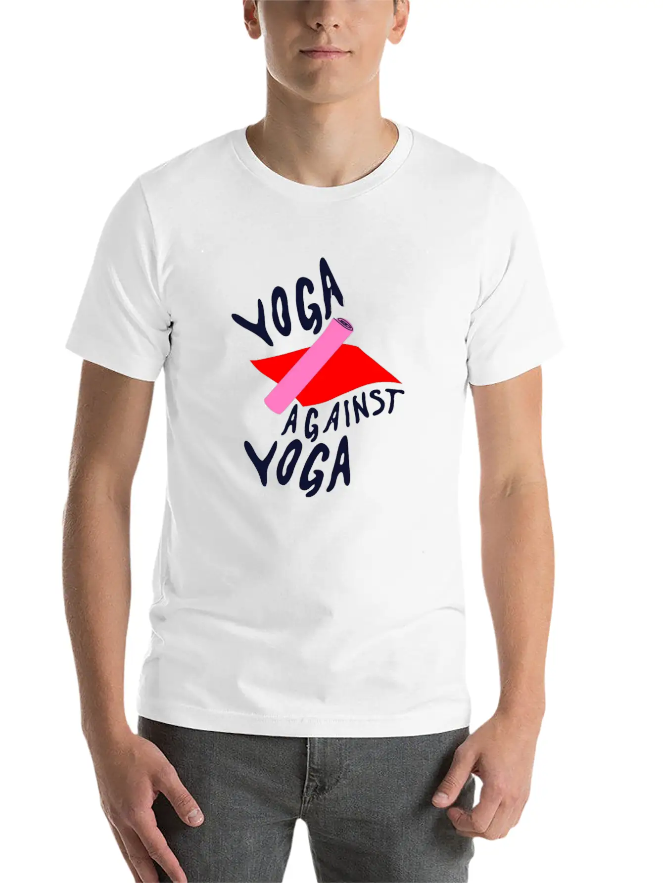 Yoga In Yoga Design Illustration Relaxed Everyday Tee – Lightweight And Durable Cotton