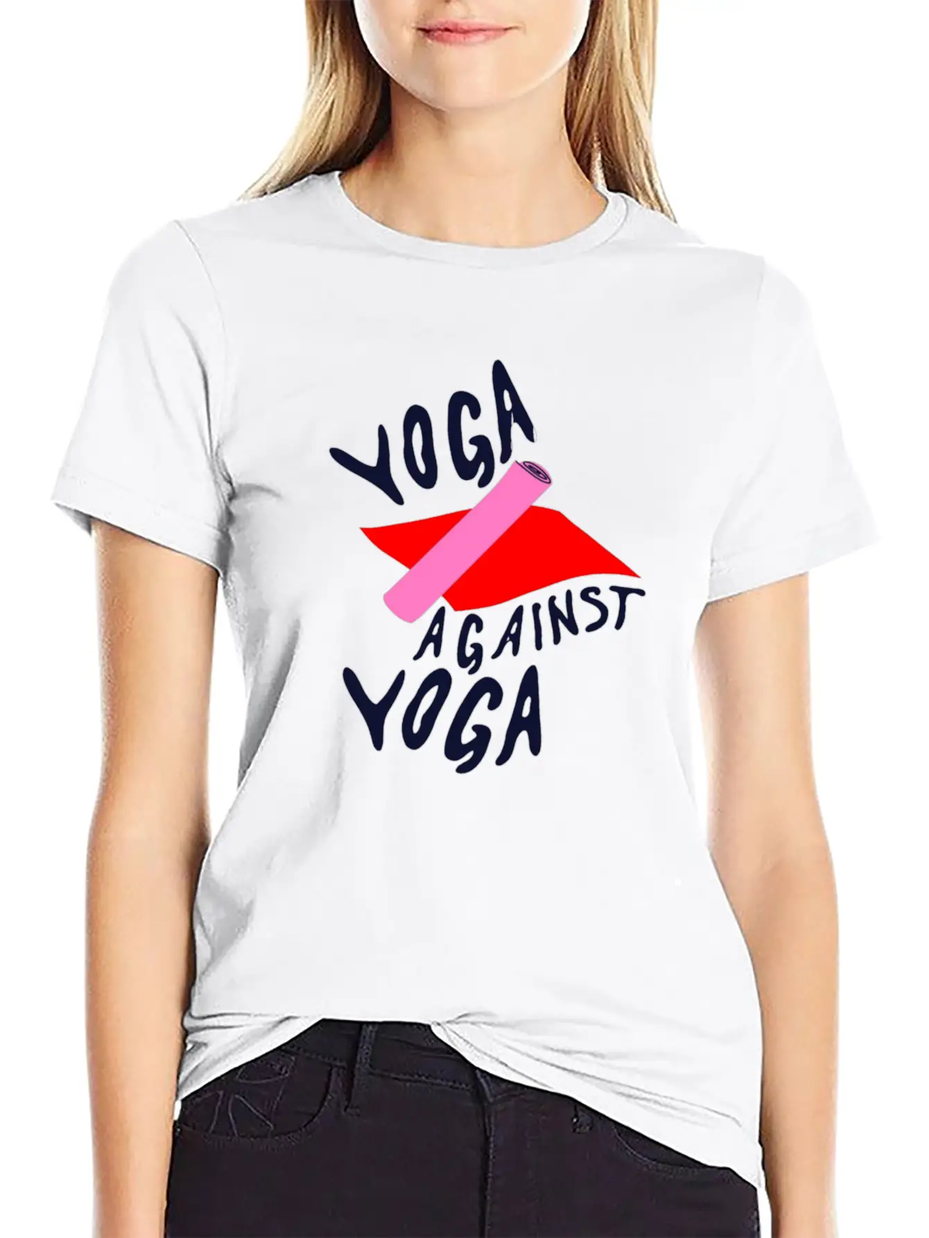 Yoga In Yoga Design Illustration Relaxed Everyday Tee – Lightweight And Durable Cotton