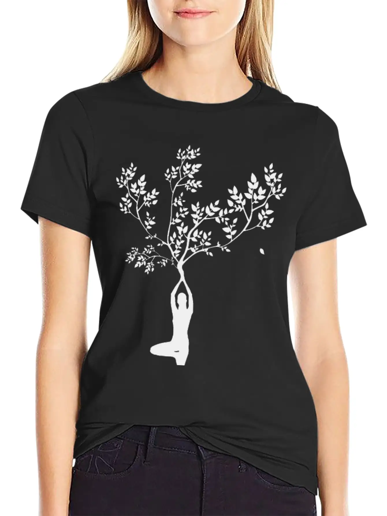 Yoga Lightweight Cotton T-Shirt – Daily Comfort Graphic Shirt