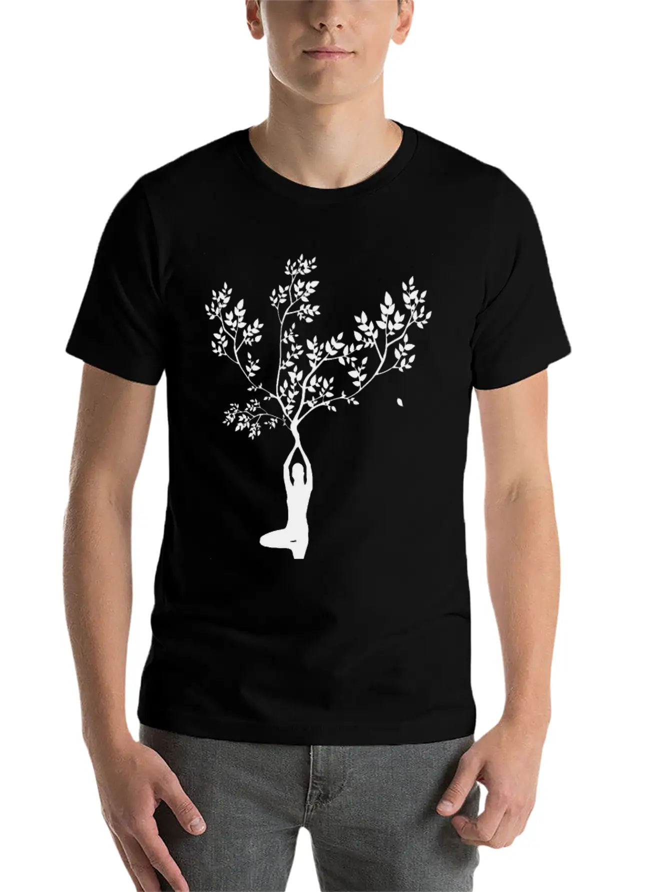 Yoga Lightweight Cotton T-Shirt – Daily Comfort Graphic Shirt