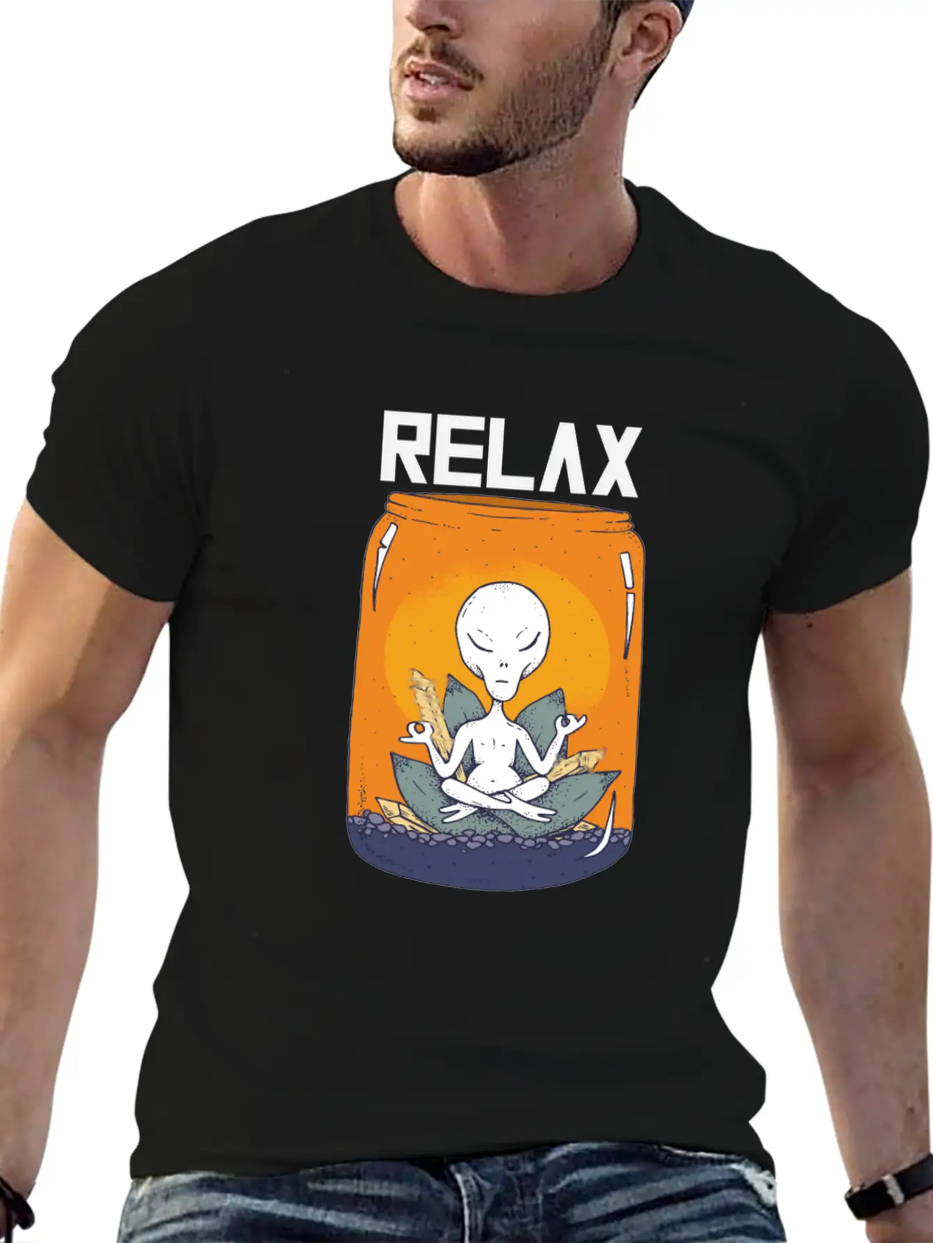Yoga Meditation Relax Unisex Casual T-Shirt – Clean Design For Daily Comfort