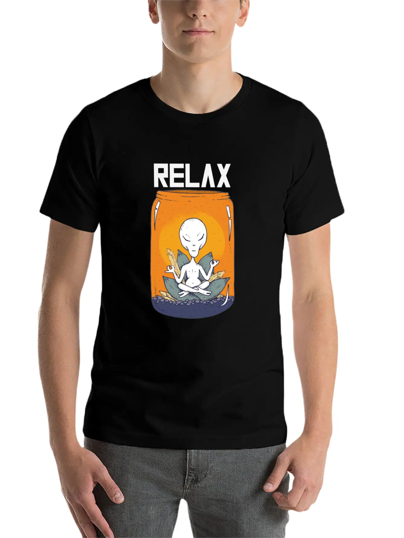 Yoga Meditation Relax Unisex Casual T-Shirt – Clean Design For Daily Comfort