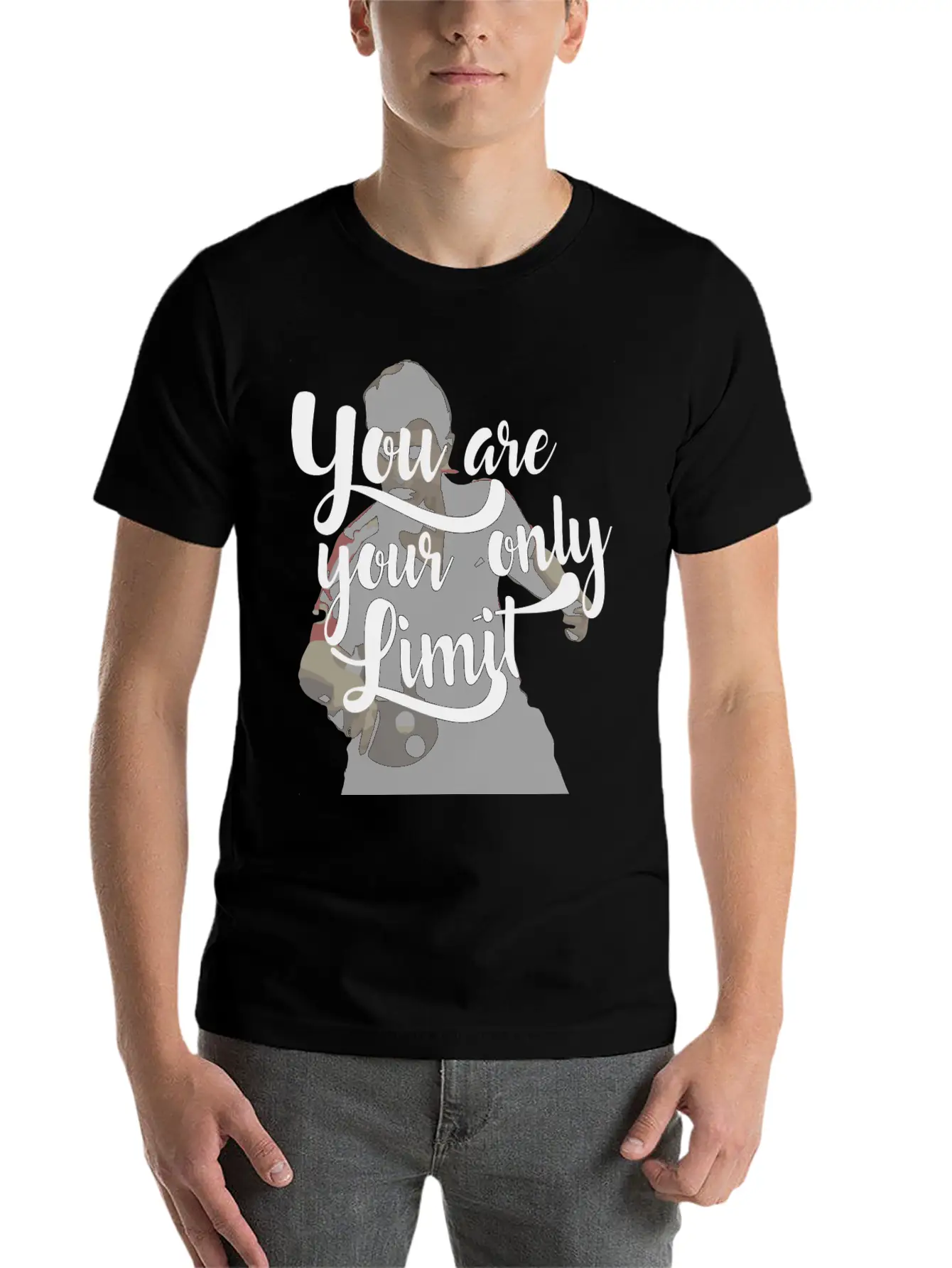 You Are Your Only Limit Shirt As Gift Idea Soft Cotton Short Sleeve Tee – Unisex Wardrobe Staple