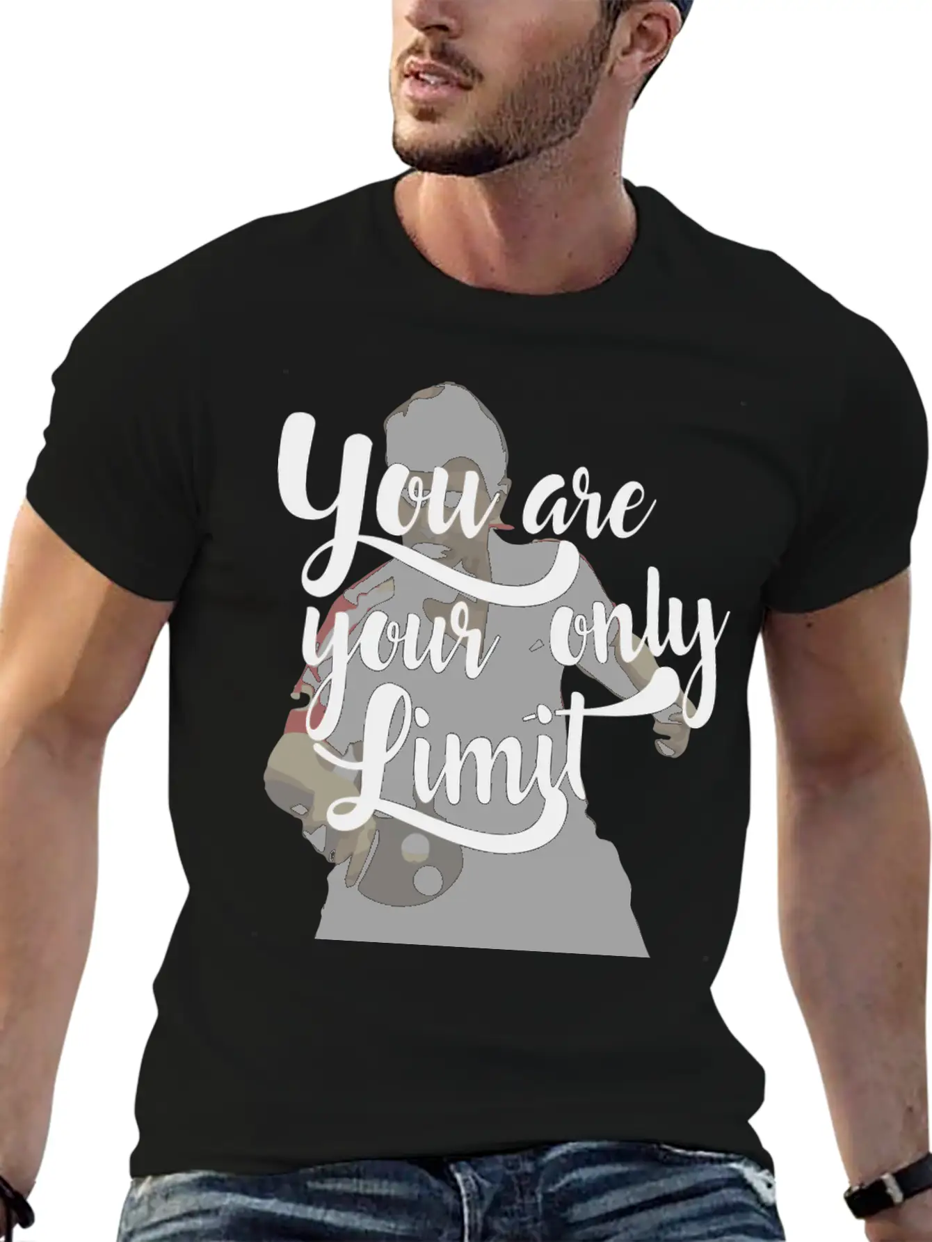 You Are Your Only Limit Shirt As Gift Idea Soft Cotton Short Sleeve Tee – Unisex Wardrobe Staple