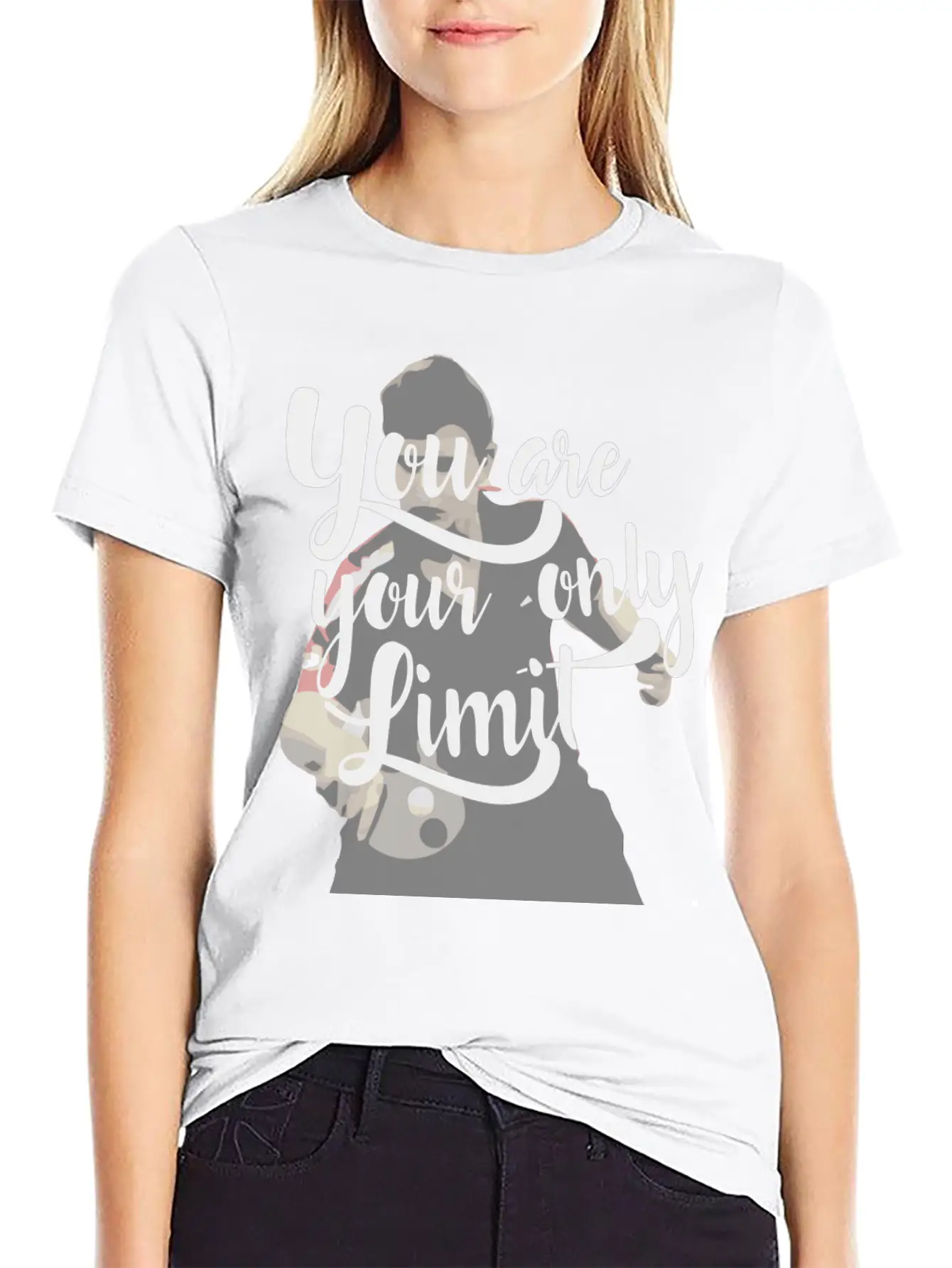 You Are Your Only Limit Shirt As Gift Idea Soft Cotton Short Sleeve Tee – Unisex Wardrobe Staple