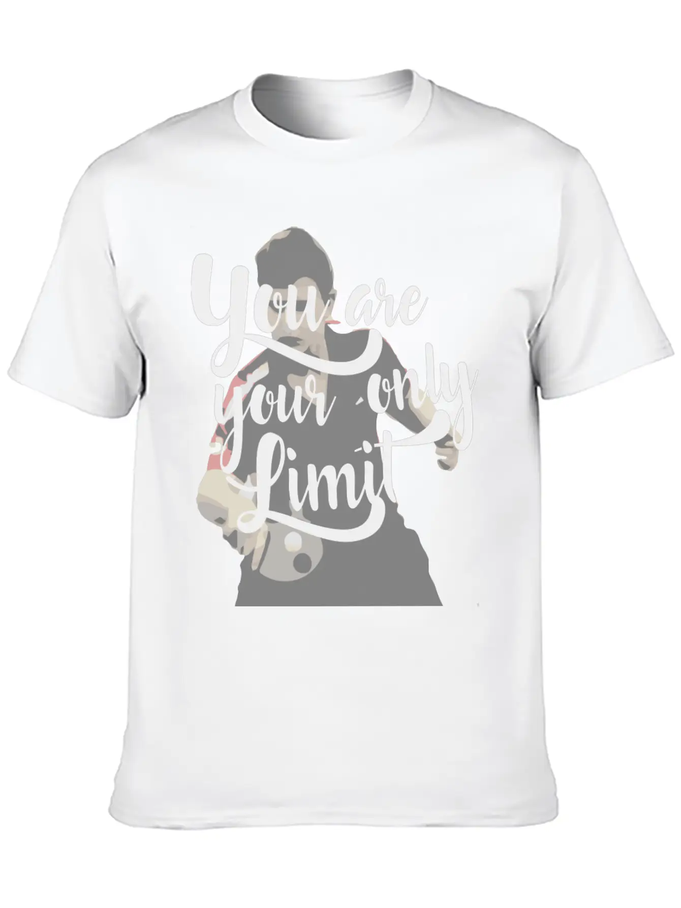 You Are Your Only Limit Shirt As Gift Idea Soft Cotton Short Sleeve Tee – Unisex Wardrobe Staple