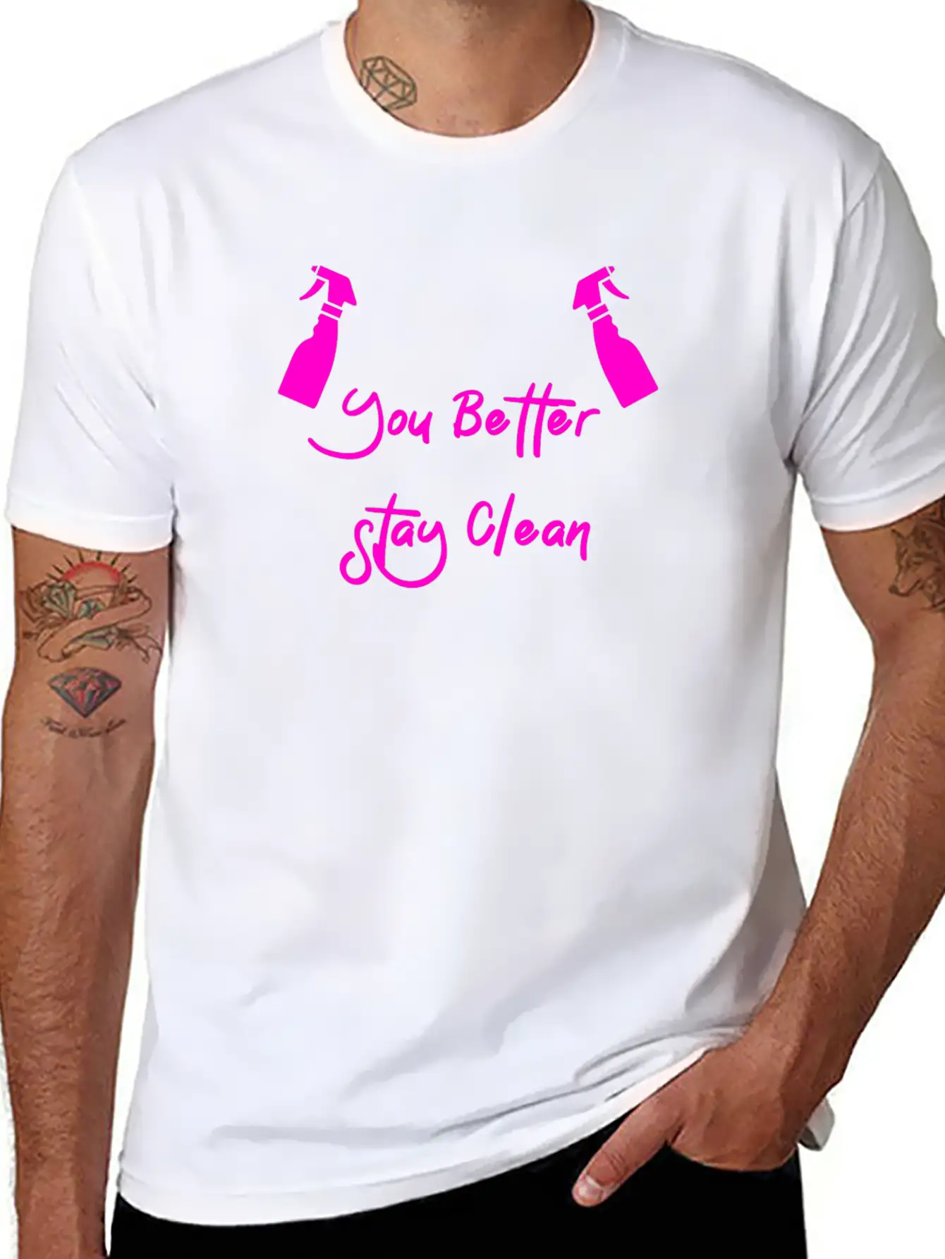 You Better Stay Clean Essential Cotton Tee For Daily Outfits – Unisex Style
