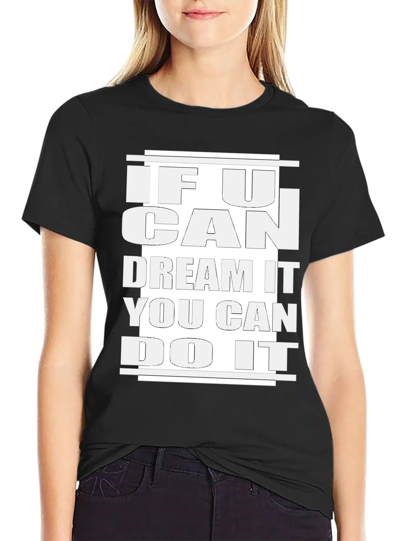 You Can Do It Confidence Aim Modern Fit Casual T-Shirt – Clean And Versatile Design