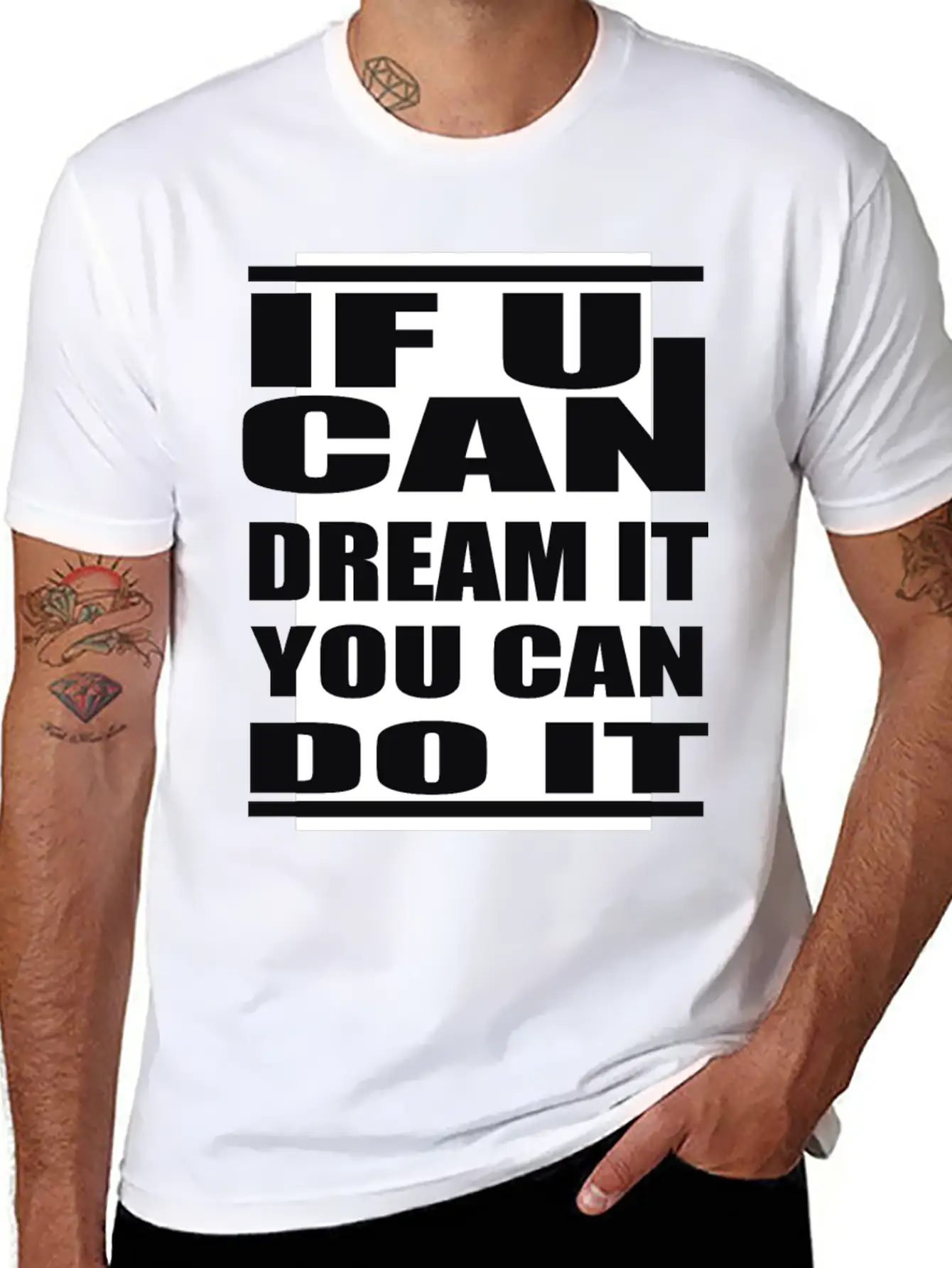 You Can Do It Confidence Aim Modern Fit Casual T-Shirt – Clean And Versatile Design