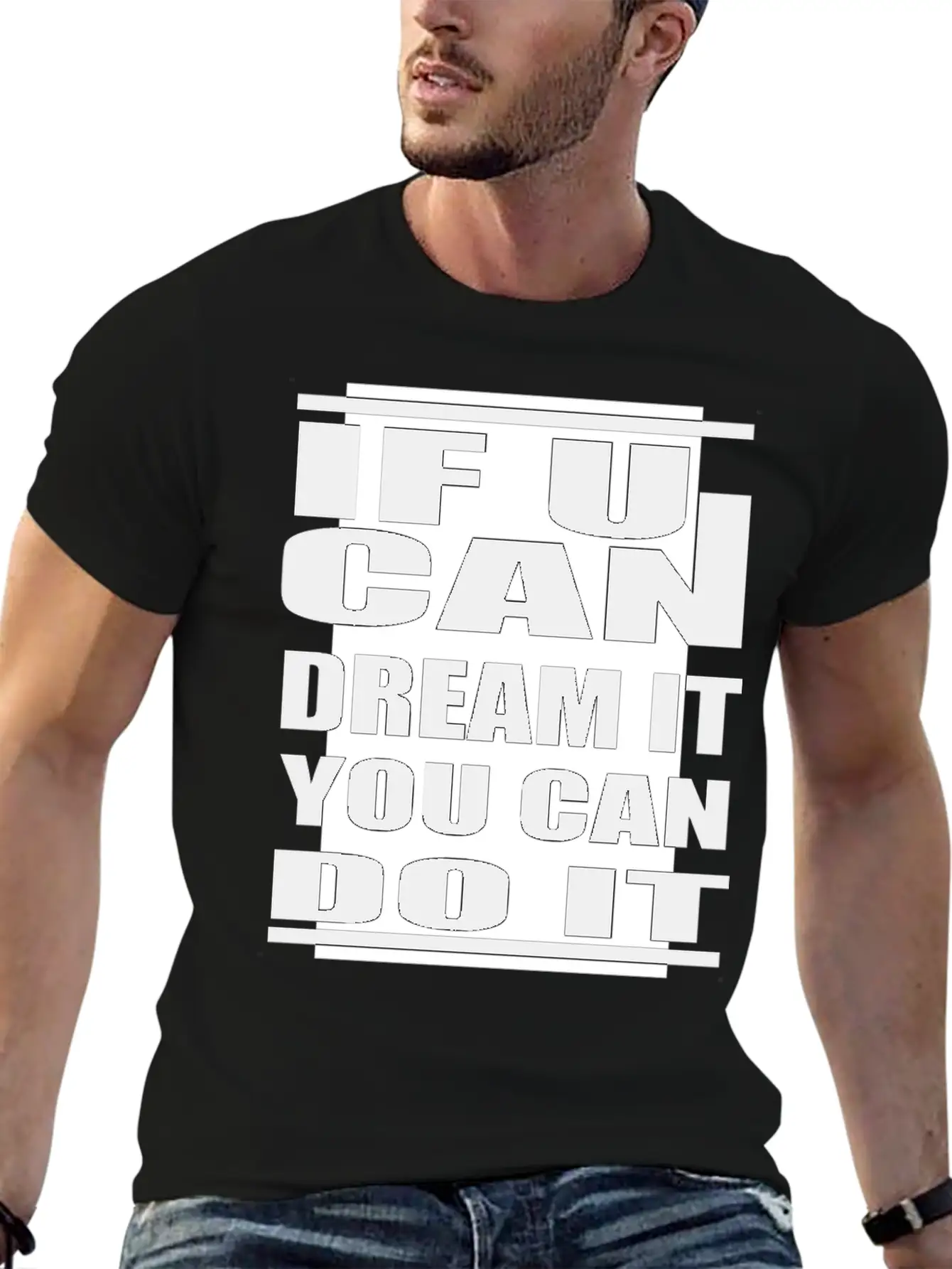 You Can Do It Confidence Aim Modern Fit Casual T-Shirt – Clean And Versatile Design