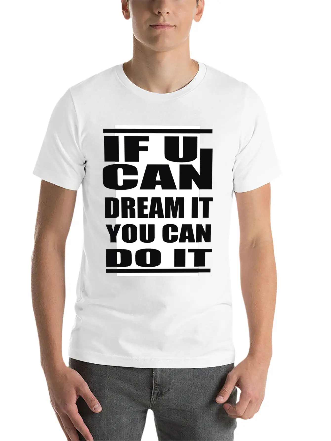 You Can Do It Confidence Aim Modern Fit Casual T-Shirt – Clean And Versatile Design