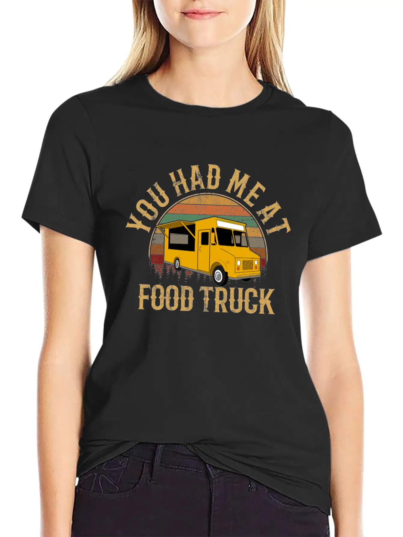 You Had Me At Food Truck, Food Truck Classic Fit Graphic Tee For Daily Comfort – Unisex Cotton Shirt