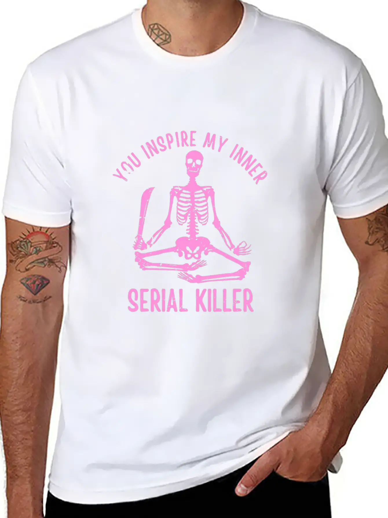 You Inspire My Inner Serial Killer Unisex Casual T-Shirt – Clean Design For Daily Comfort