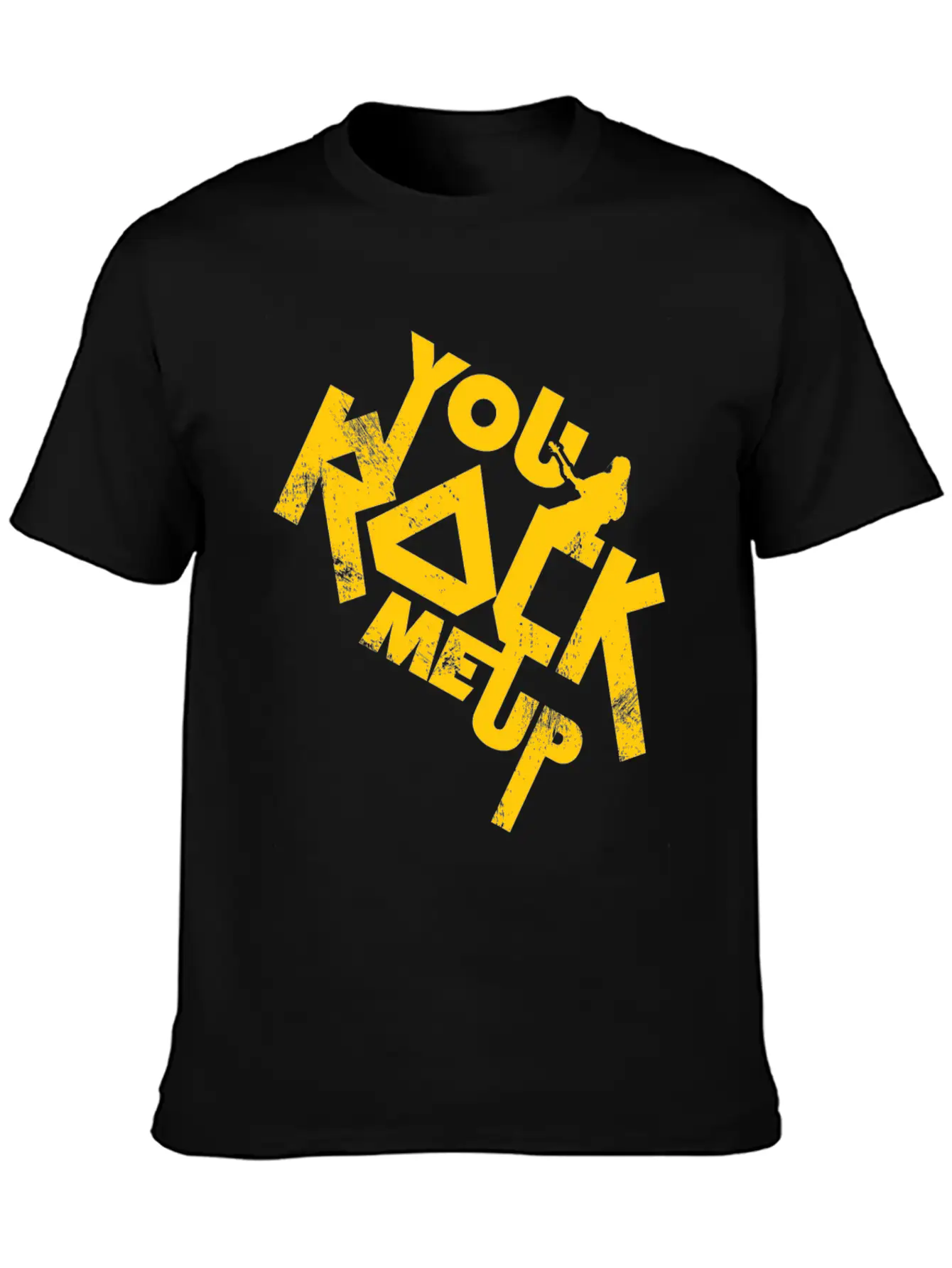 You Rock Me Up Gift Christmas Music Lightweight Cotton T-Shirt – Daily Comfort Graphic Shirt