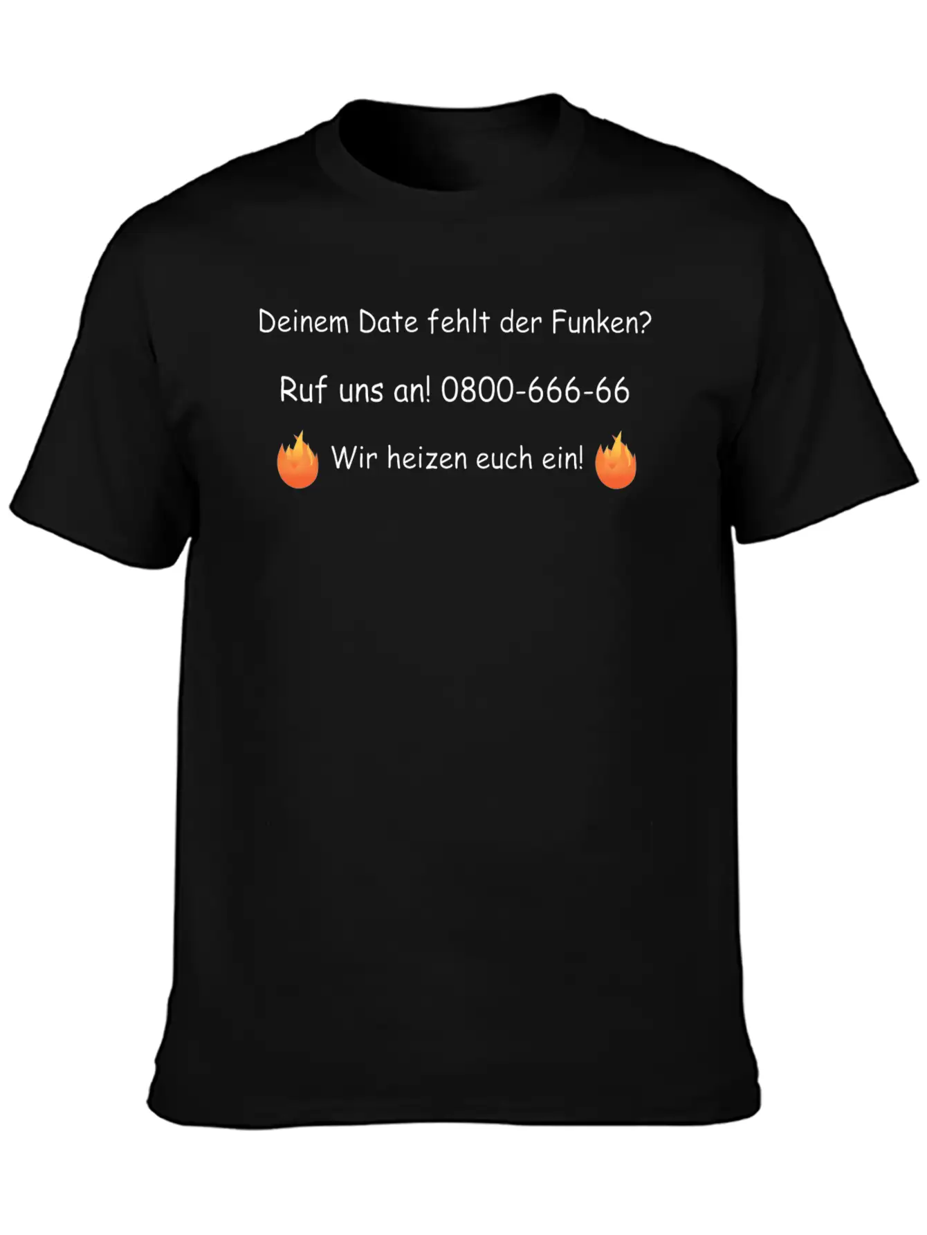 Your Date Lacks The Spark? Fire Department Unisex Casual T-Shirt – Clean Design For Daily Comfort