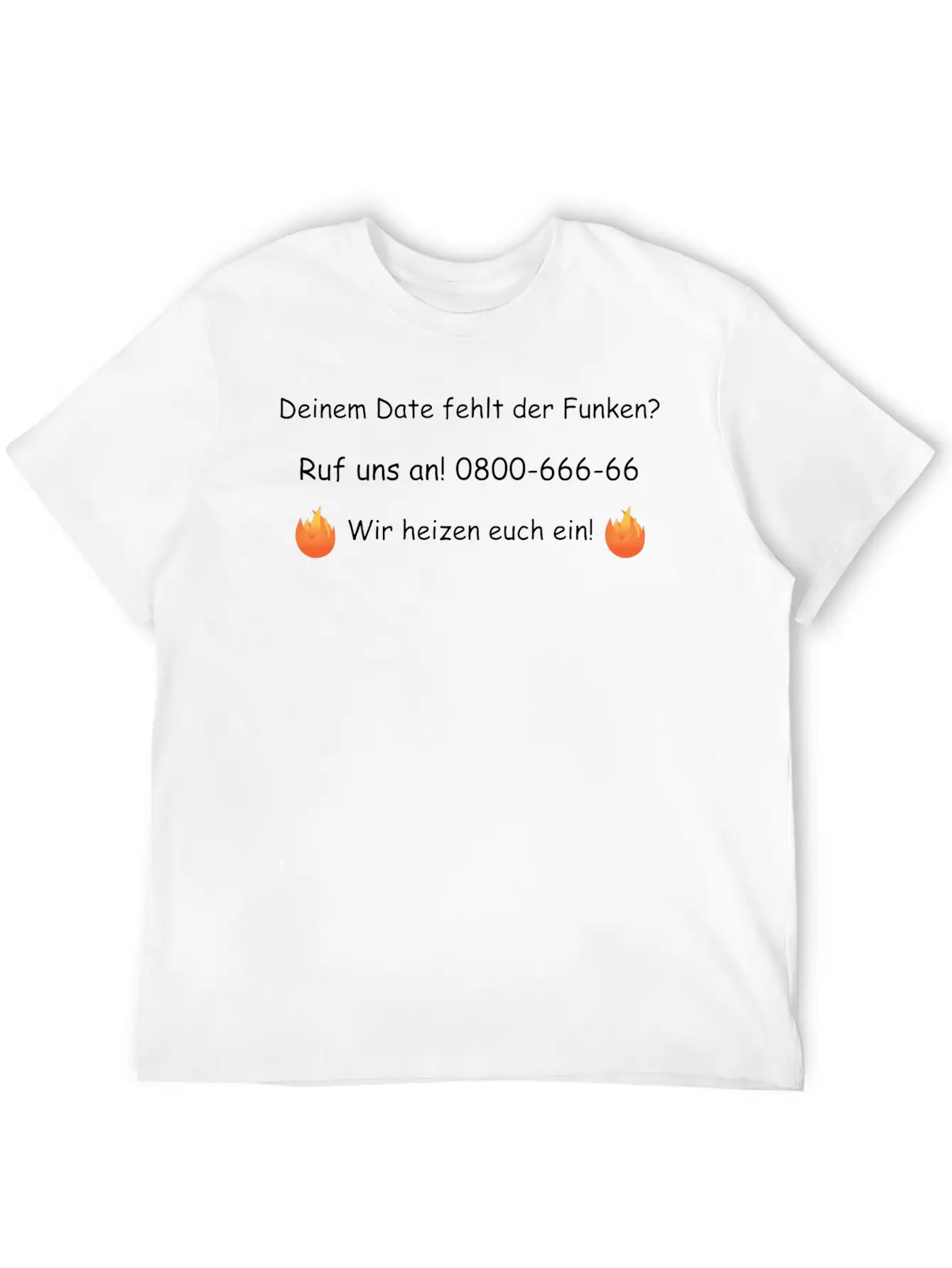 Your Date Lacks The Spark? Fire Department Unisex Casual T-Shirt – Clean Design For Daily Comfort