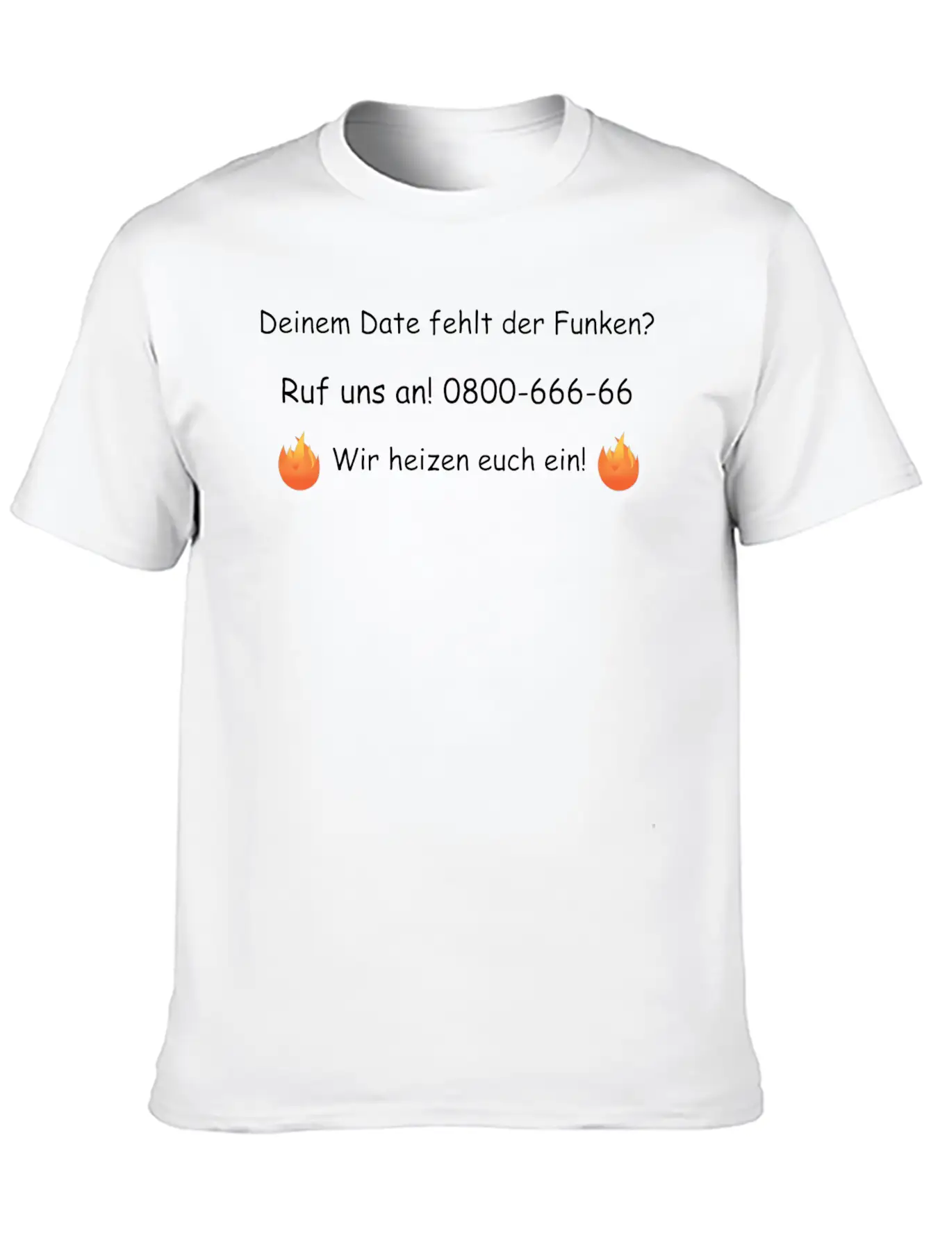 Your Date Lacks The Spark? Fire Department Unisex Casual T-Shirt – Clean Design For Daily Comfort