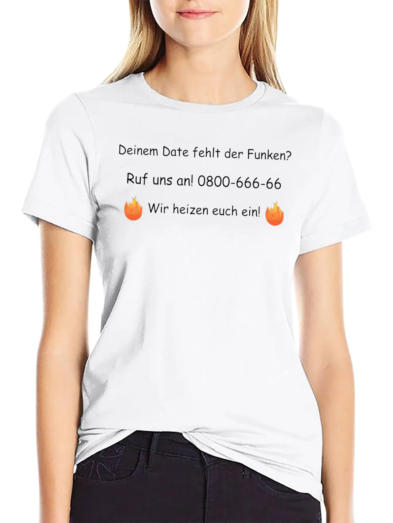 Your Date Lacks The Spark? Fire Department Unisex Casual T-Shirt – Clean Design For Daily Comfort